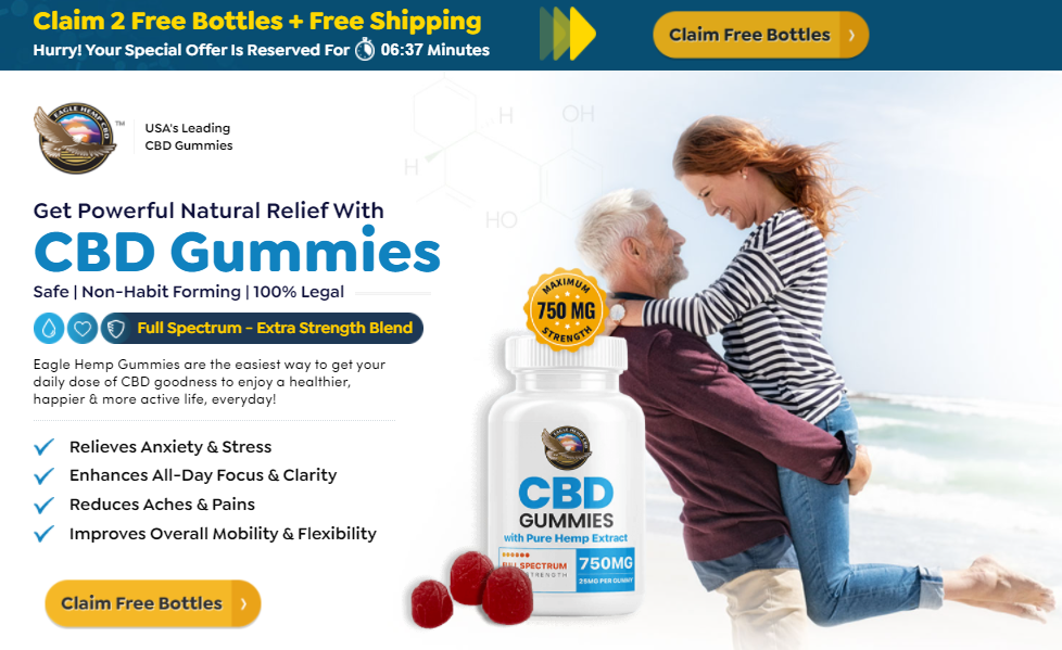 Eagle Hemp CBD Gummies Reviews, Side-Effects, Health Benefits, Pros & Cons