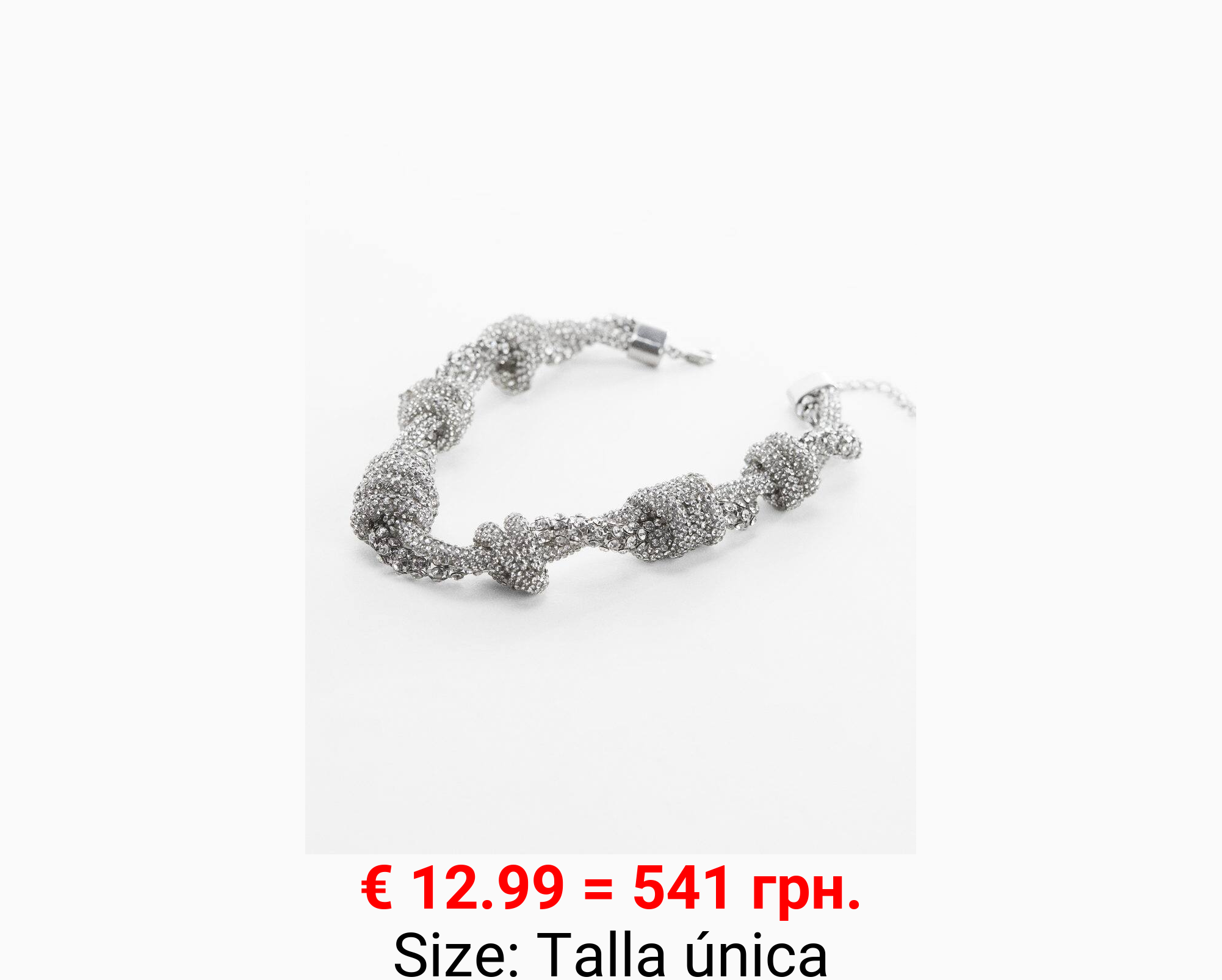 Collar nudos cristales