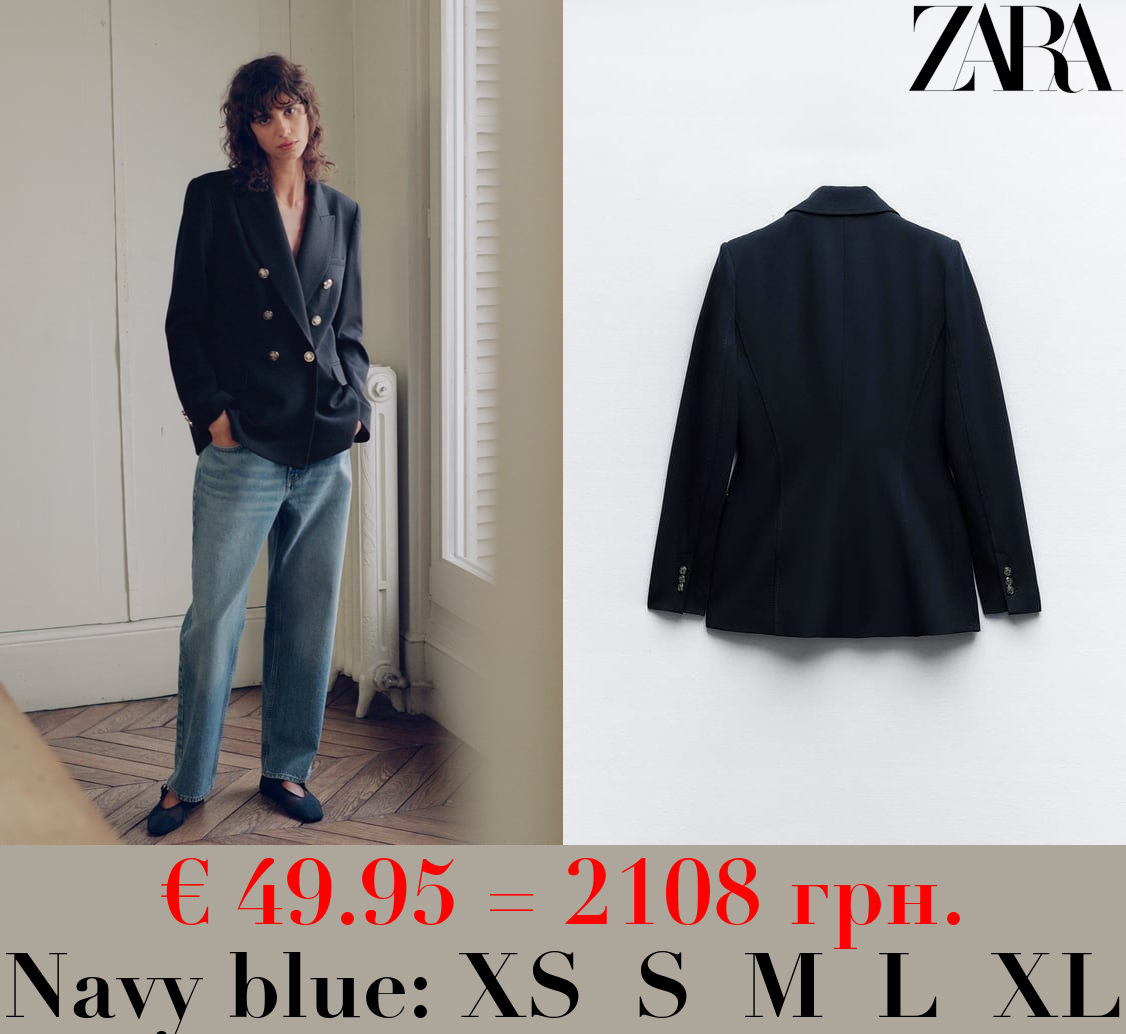 TAILORED DOUBLE-BREASTED BLAZER