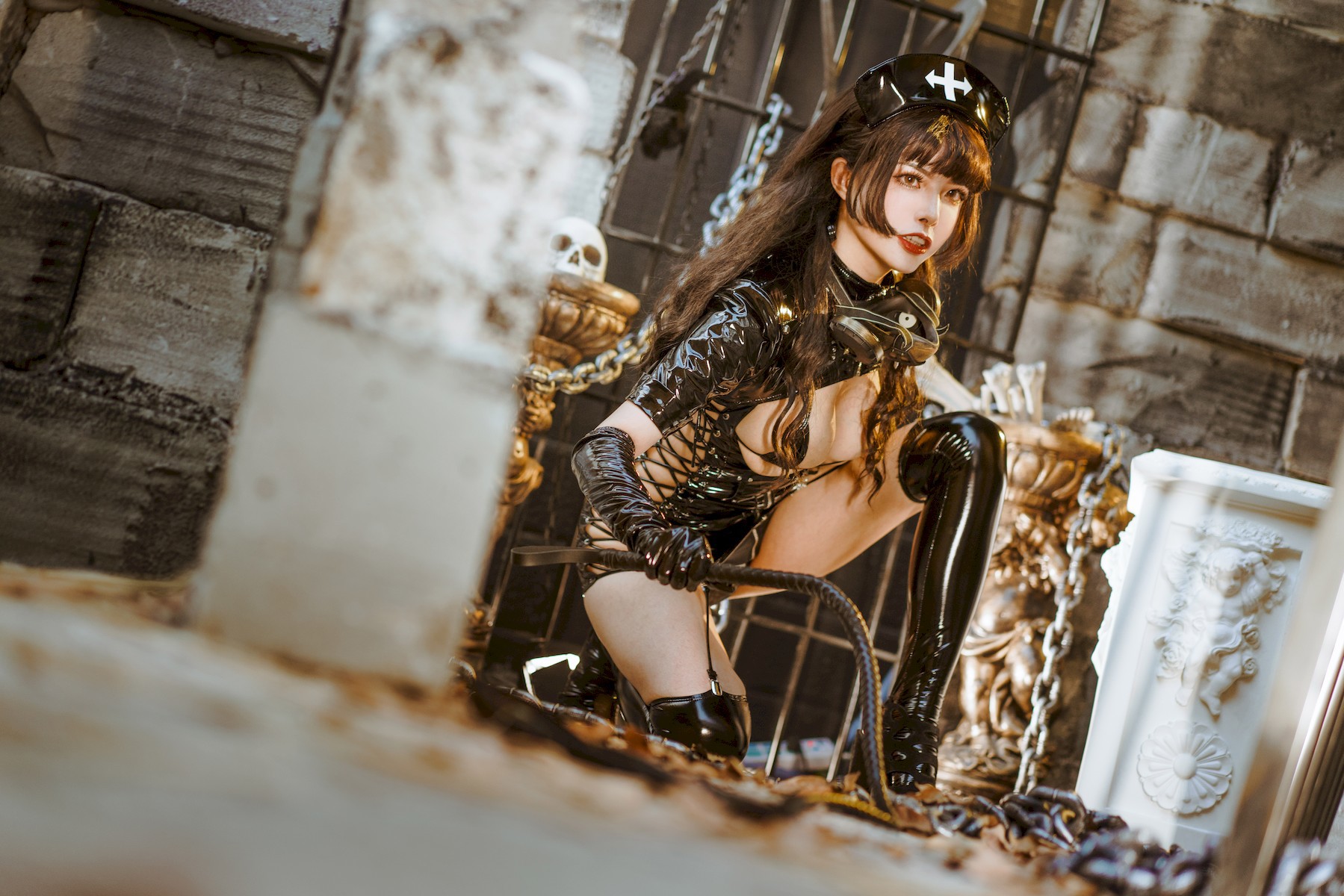 Cosplay 夏小秋秋秋 黑暗护士 8