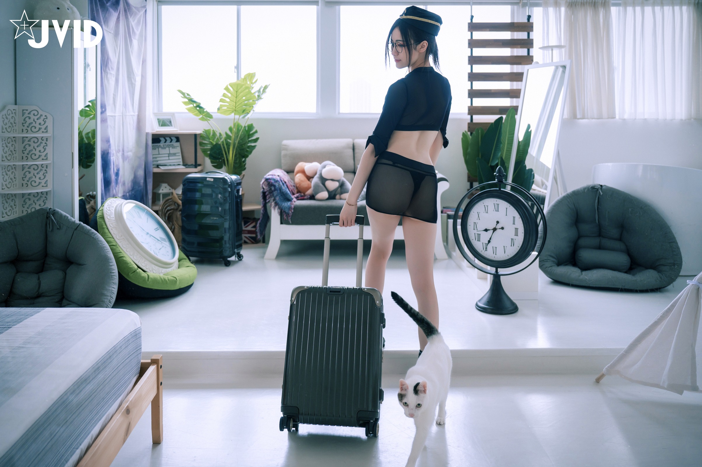 JVID 阿黎 - 暗黑空姐 73