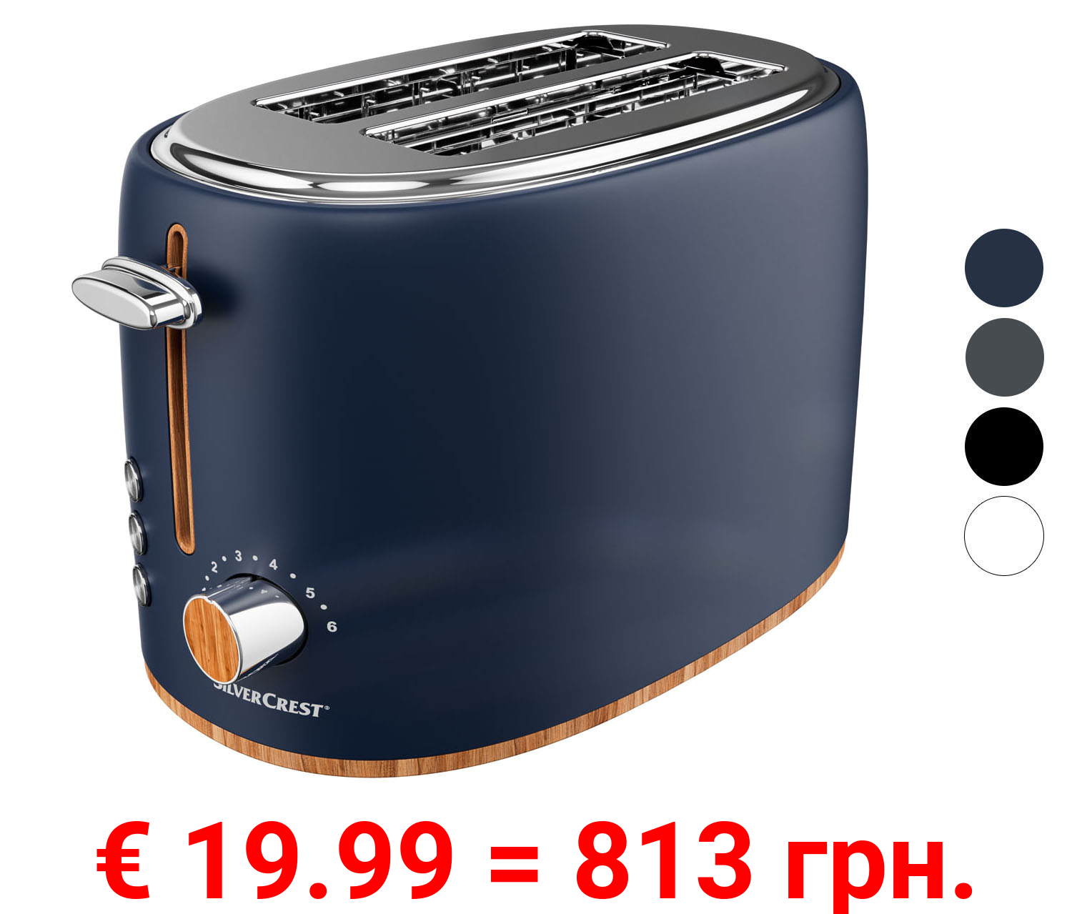 SILVERCREST® KITCHEN TOOLS Toaster »STH 900«, mit Elementen in Holzoptik