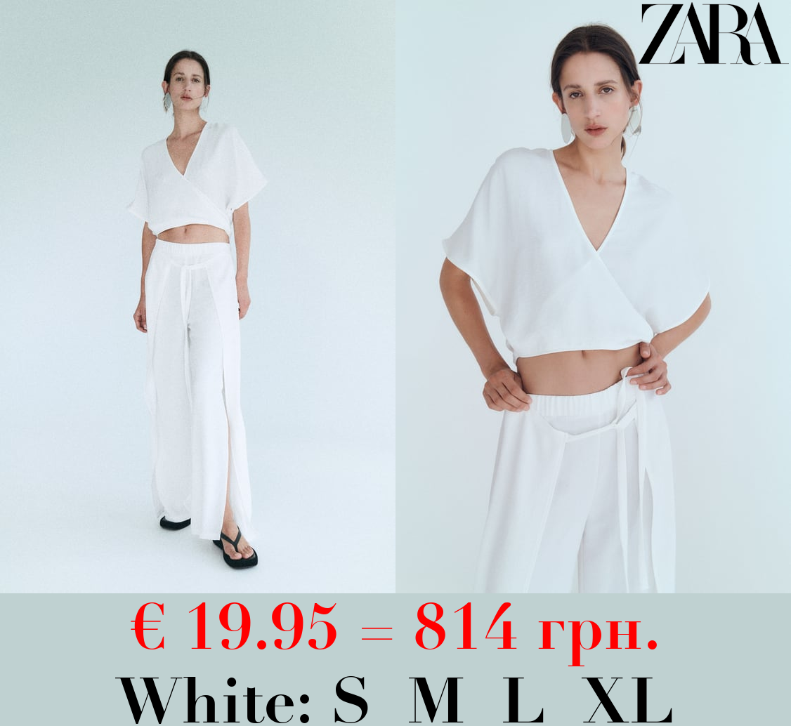 FLOWING WRAP TROUSERS