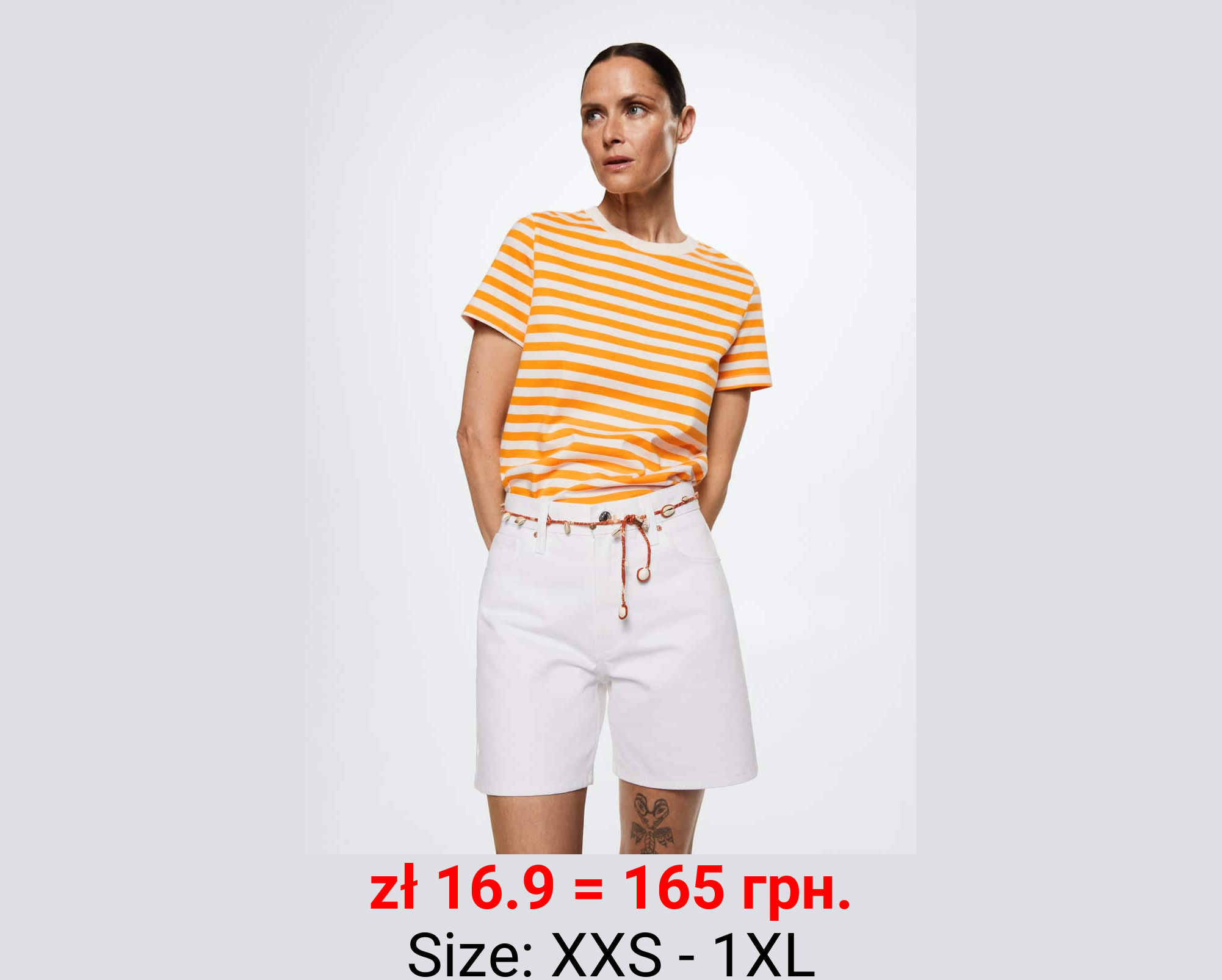 Camiseta algodón rayas