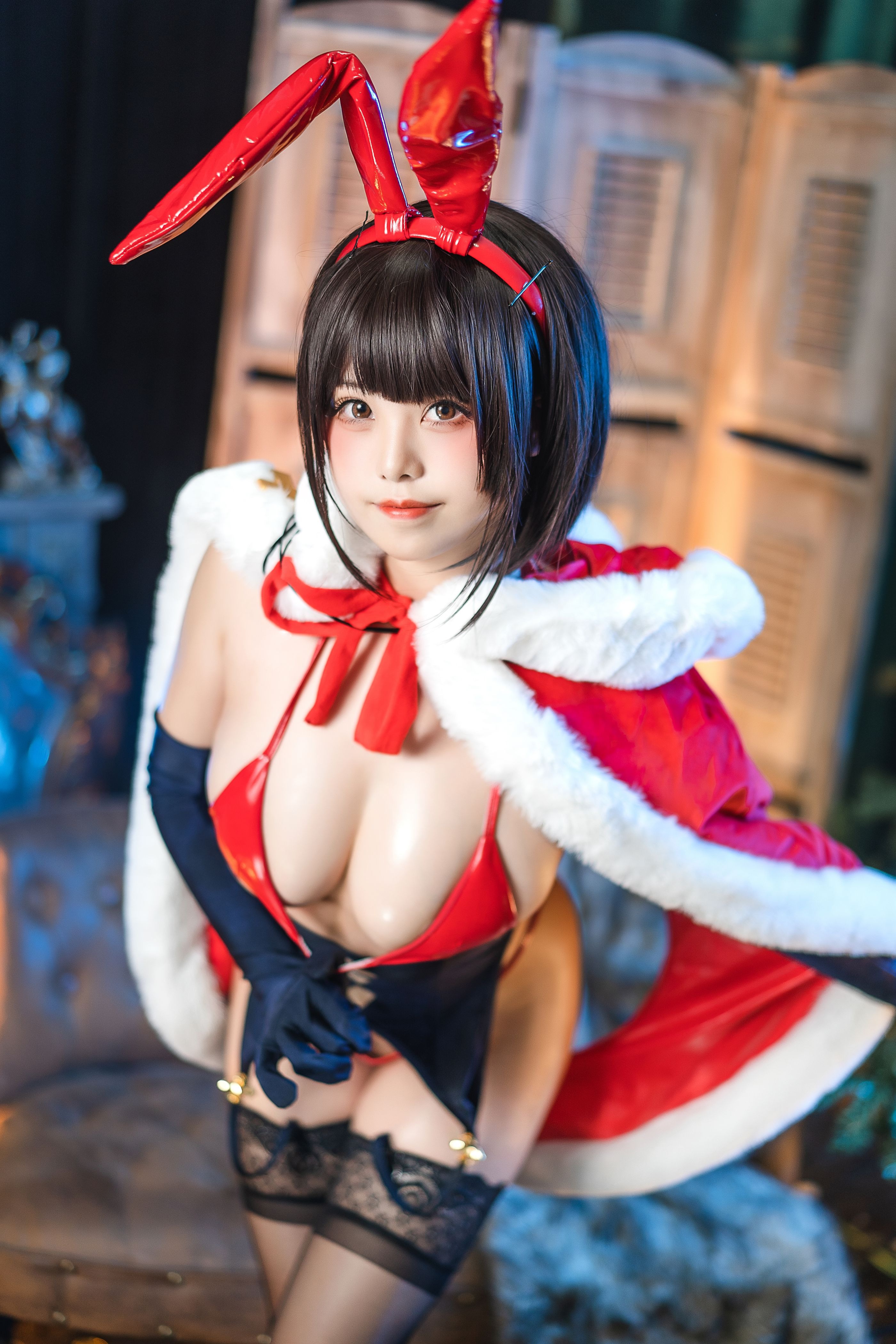 蜜汁猫裘 - NO.73 魔太郎圣诞 [51P-952MB] 50
