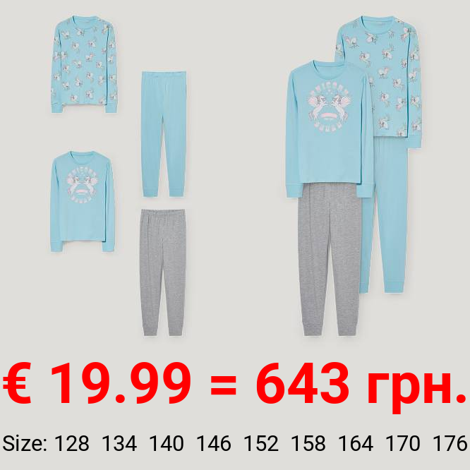 Multipack 2er - Einhorn - Pyjama