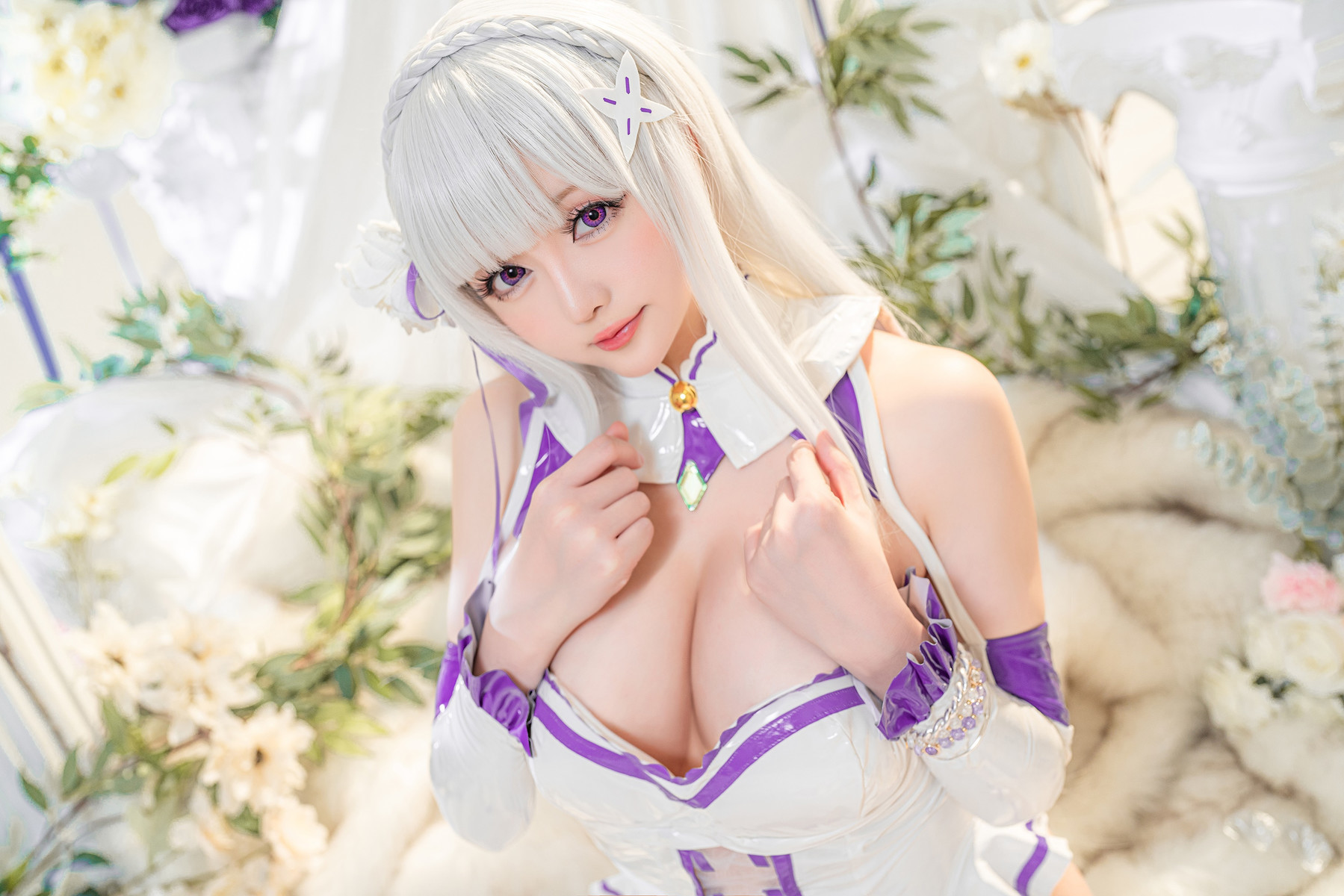 Hoshilily 小姐姐星之迟迟 Cosplay 爱蜜莉雅 39