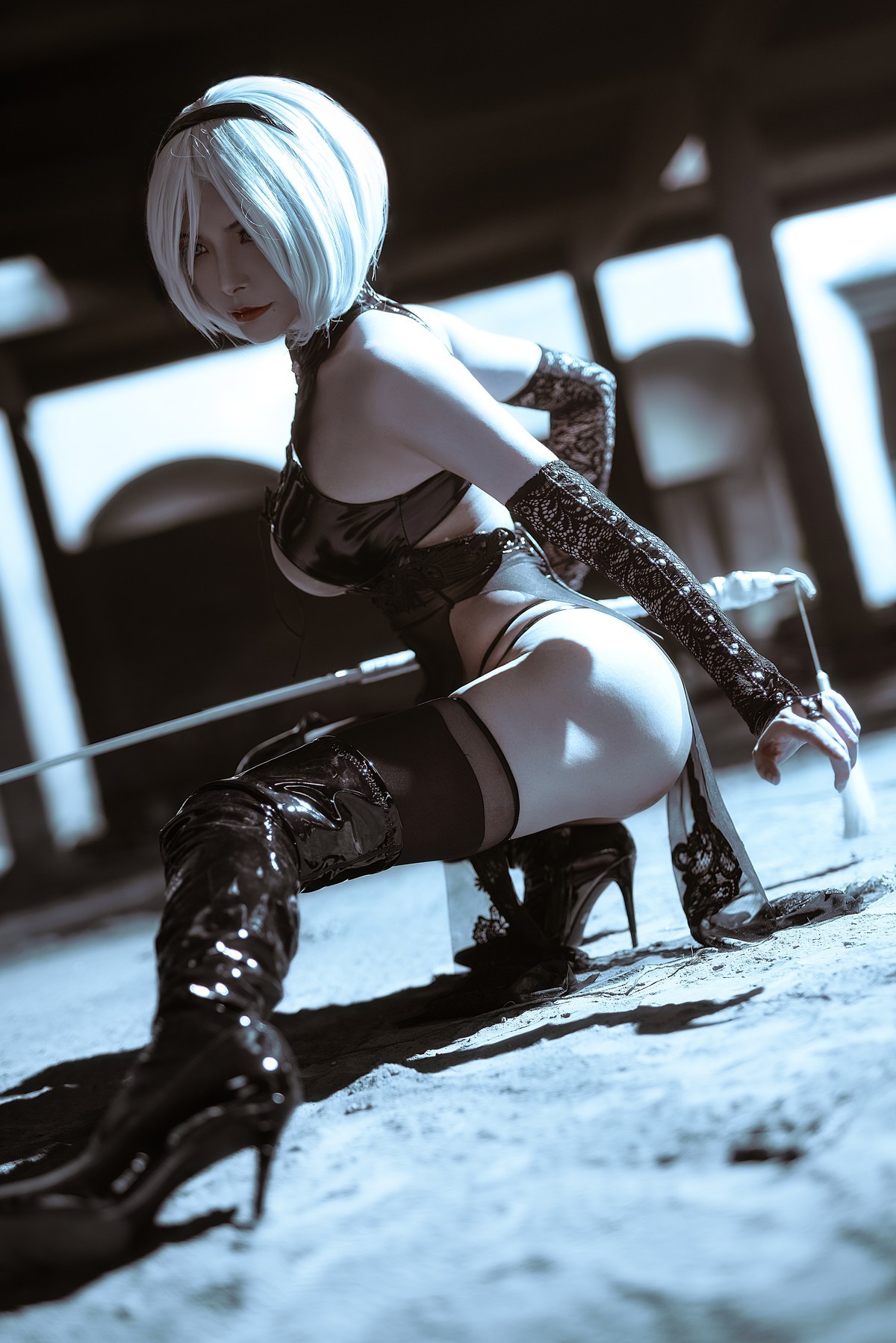 夏小秋秋秋 Cosplay 2B ニーア オートマタ 6