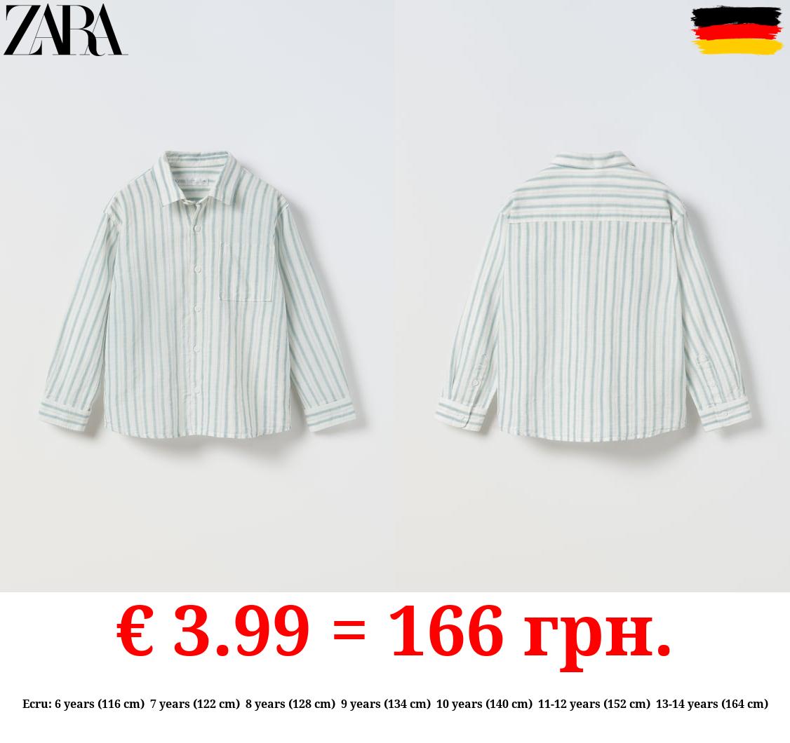 STRIPED SHIRT WITH POCKET