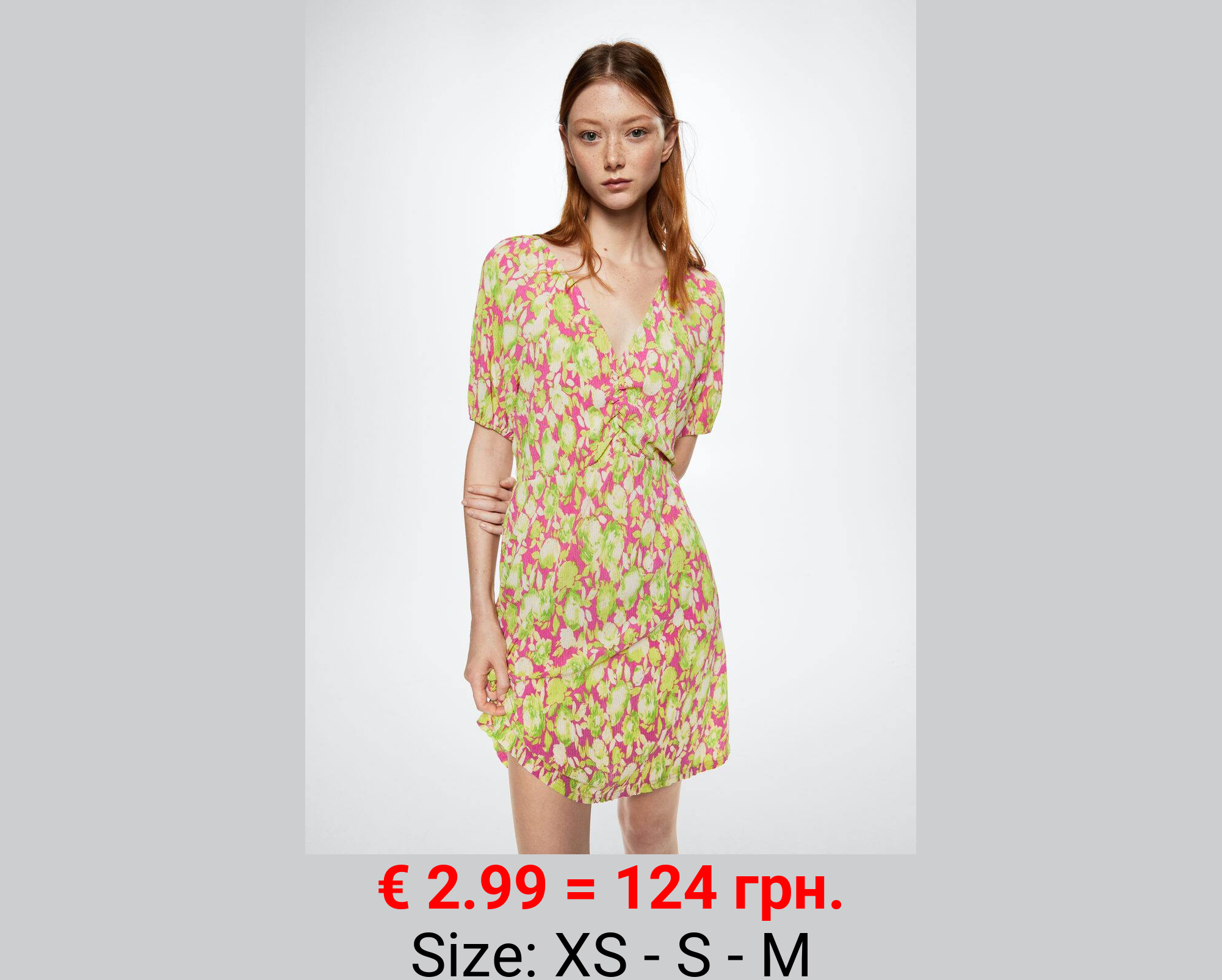 Vestido estampado floral