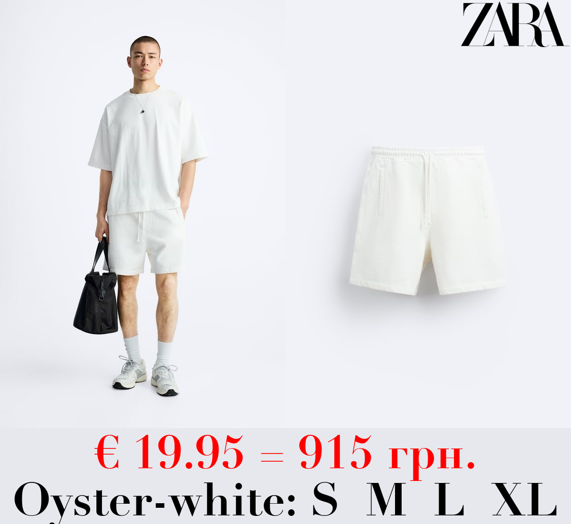 FADED JOGGER BERMUDA SHORTS