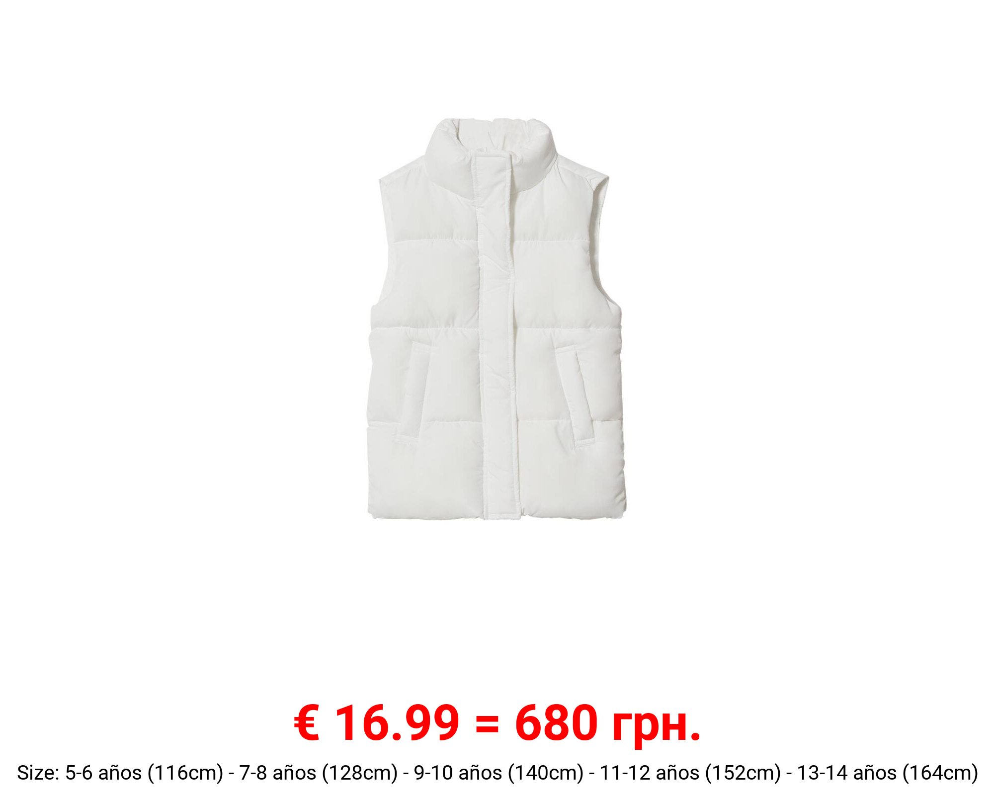 Chaleco acolchado polar