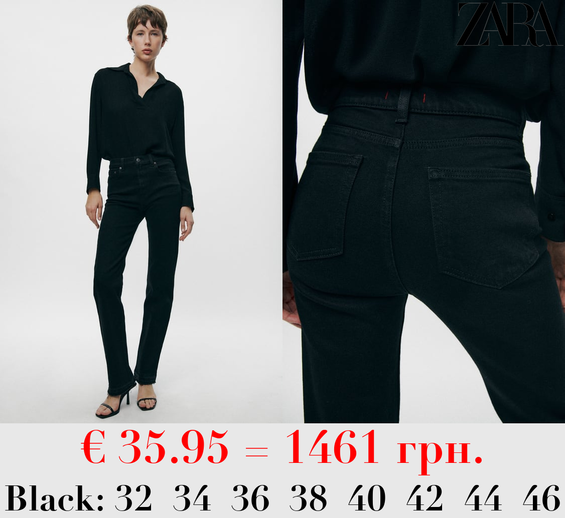 ZW COLLECTION SLIM FIT HIGH-WAIST JEANS
