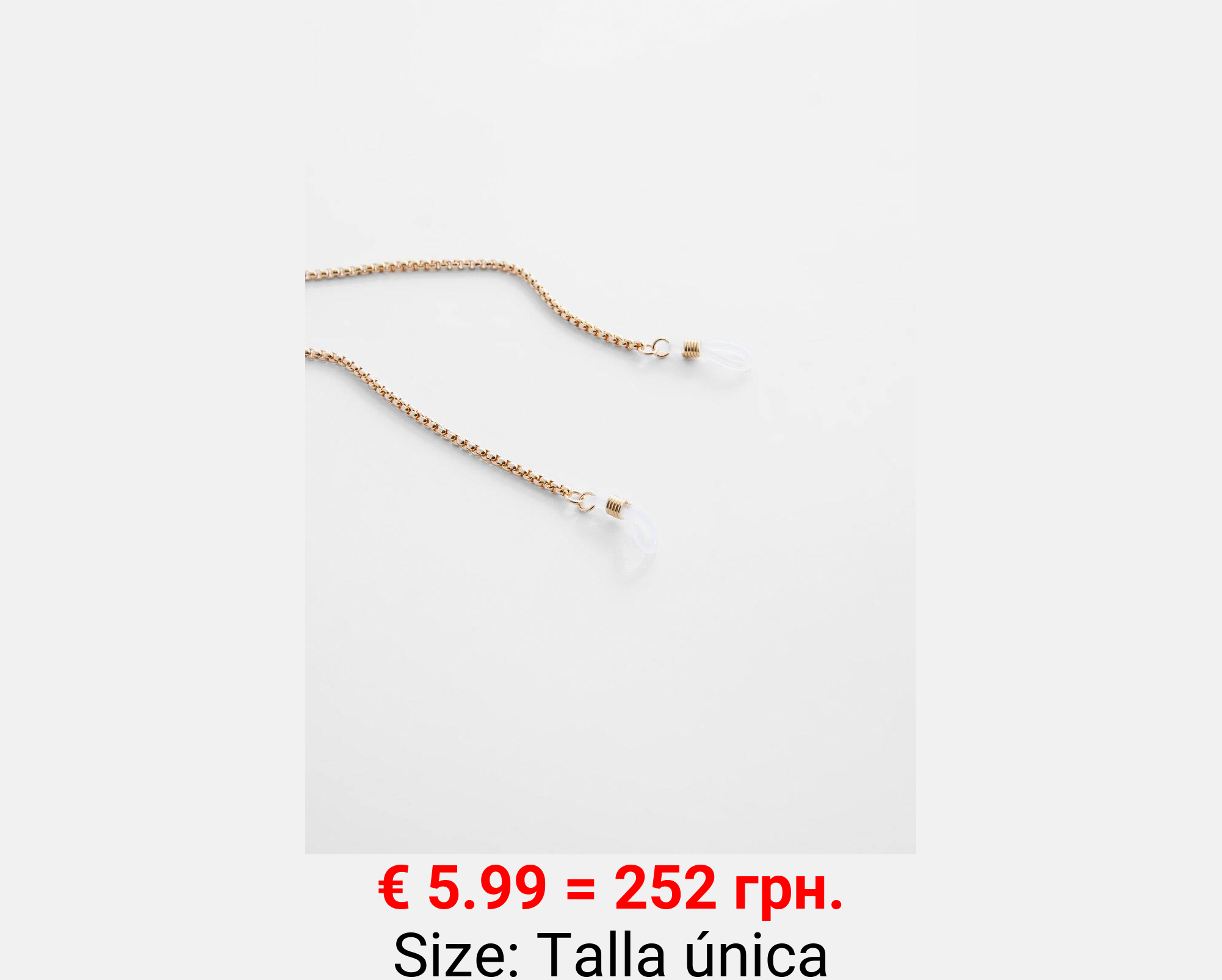 Cadena gafas metálica