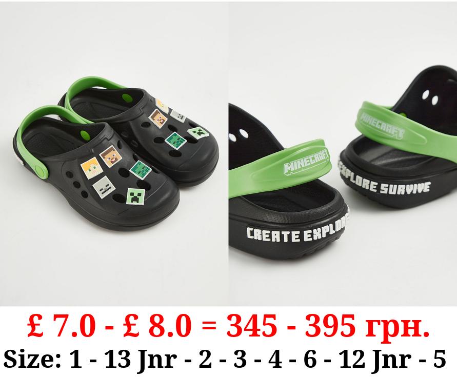 Minecraft Black Badge Clogs