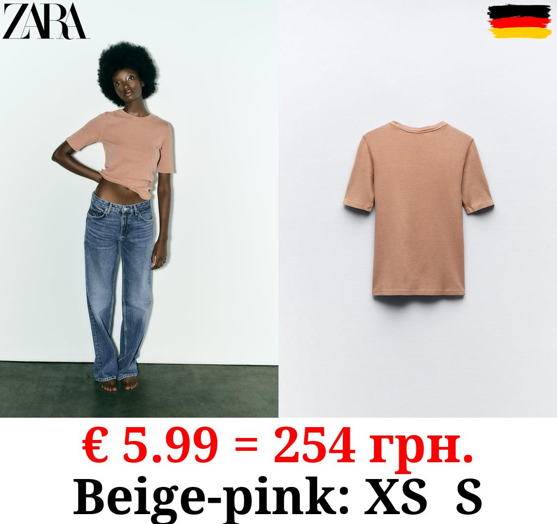 FADED COTTON T-SHIRT