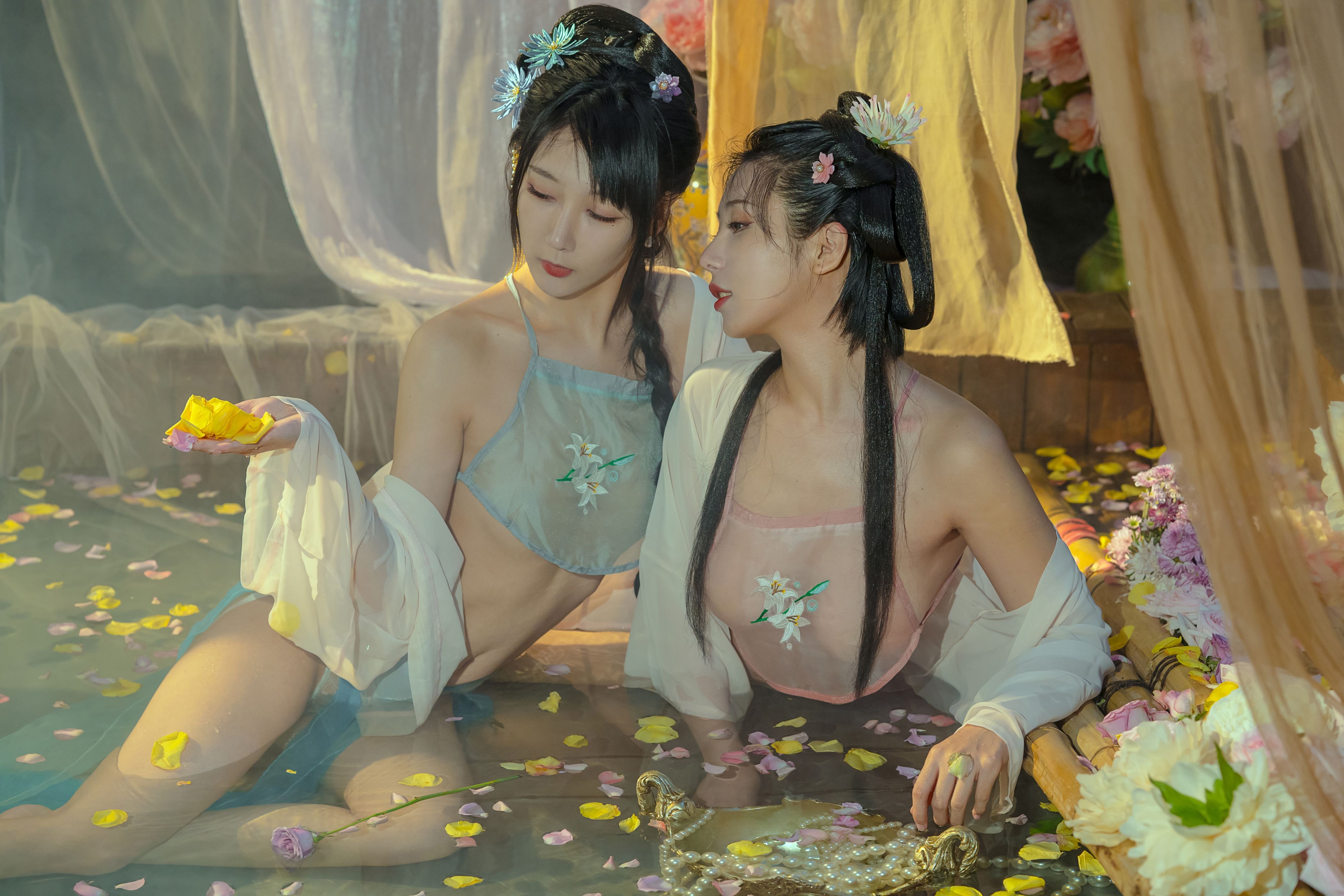 云溪溪 奶桃桃&予十七水池 5