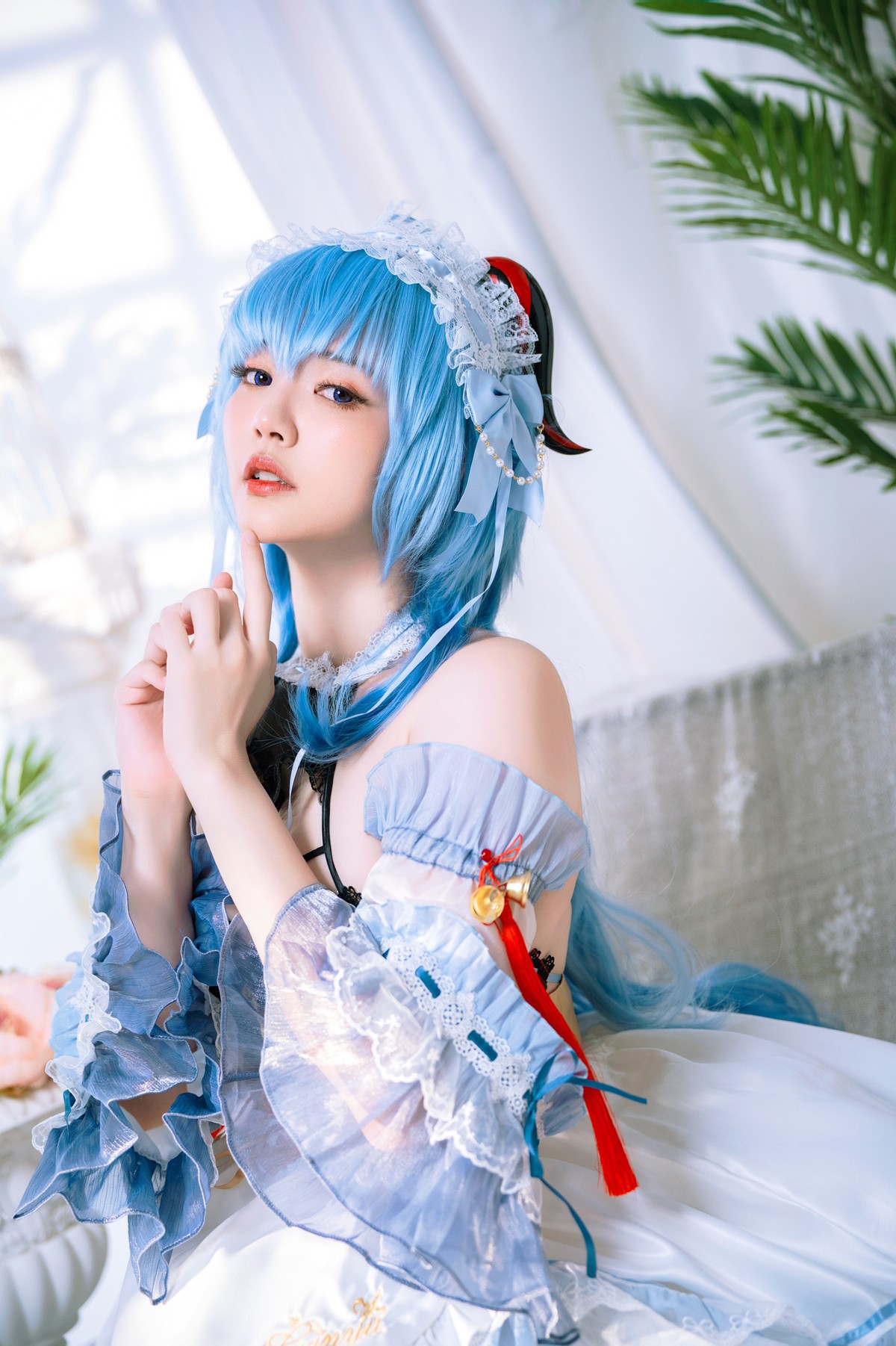 Cosplay Ying Tze 甘雨 Ganyu Maid 9
