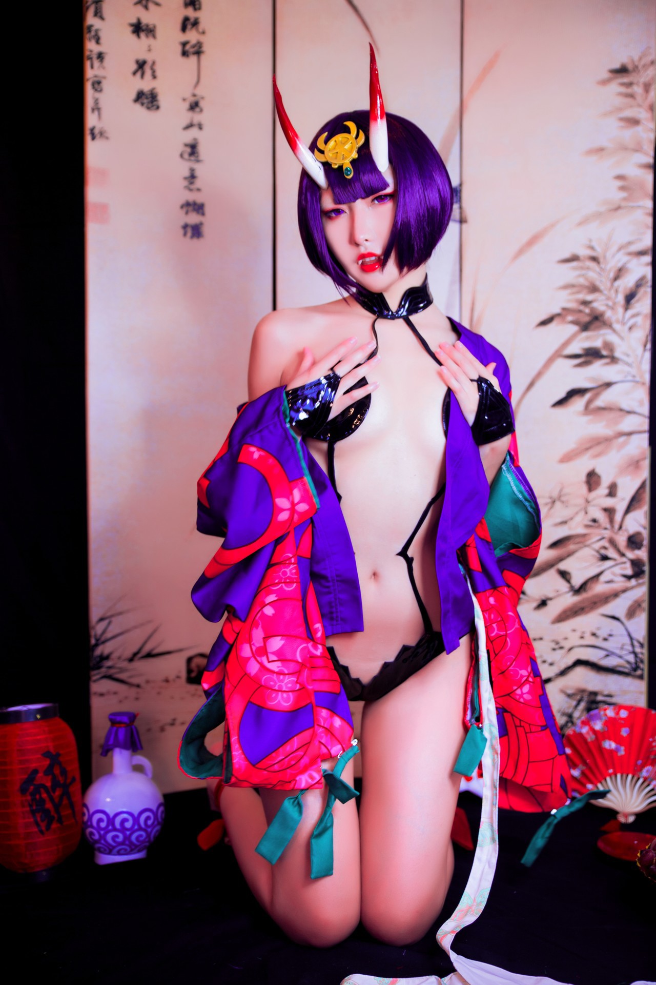 Cosplay Misswarmj 酒吞童子女仆 Shuten Douji 17