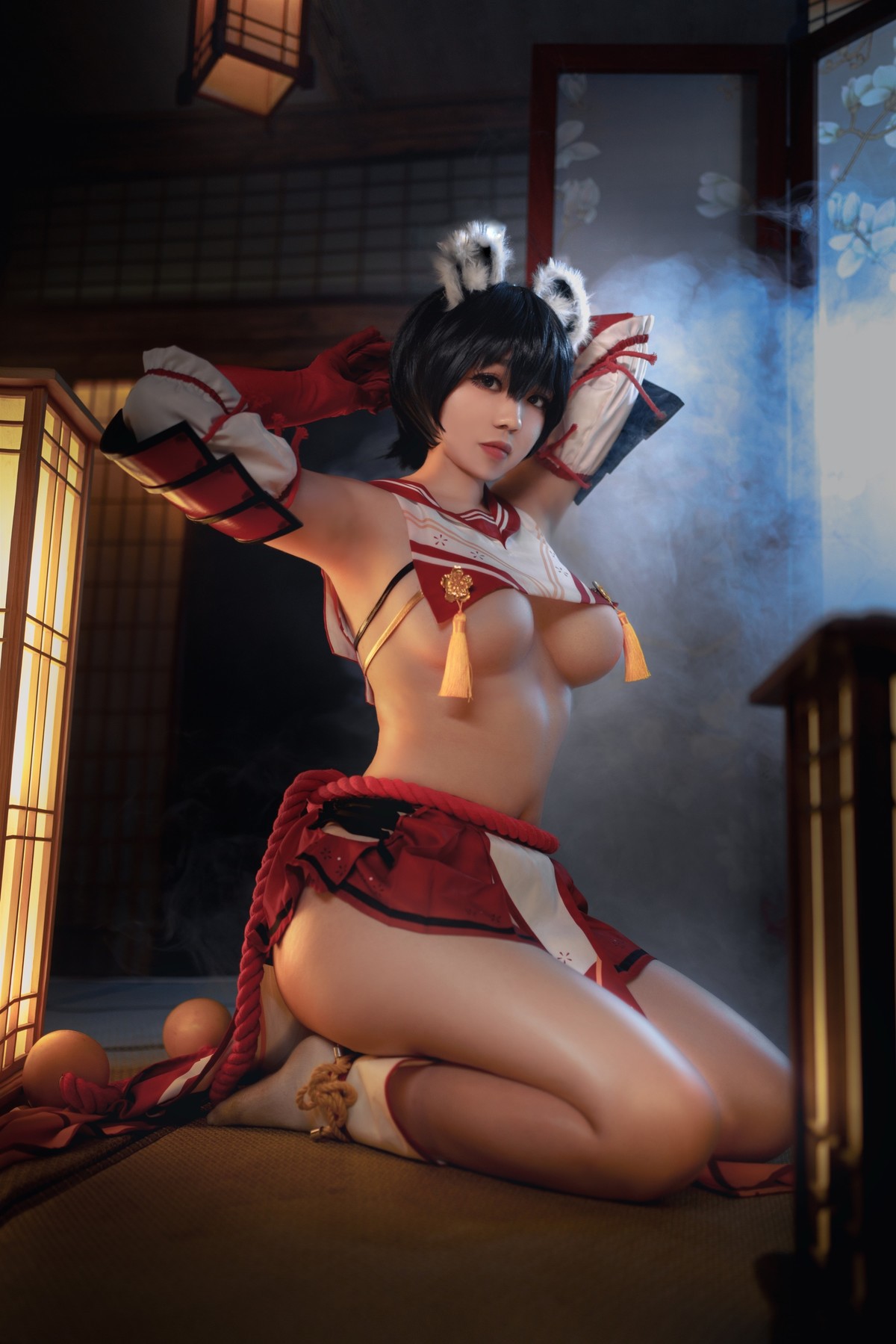 Ganlory 啊日日 Cosplay 春日ツバキ Kasuga Tsubaki 29