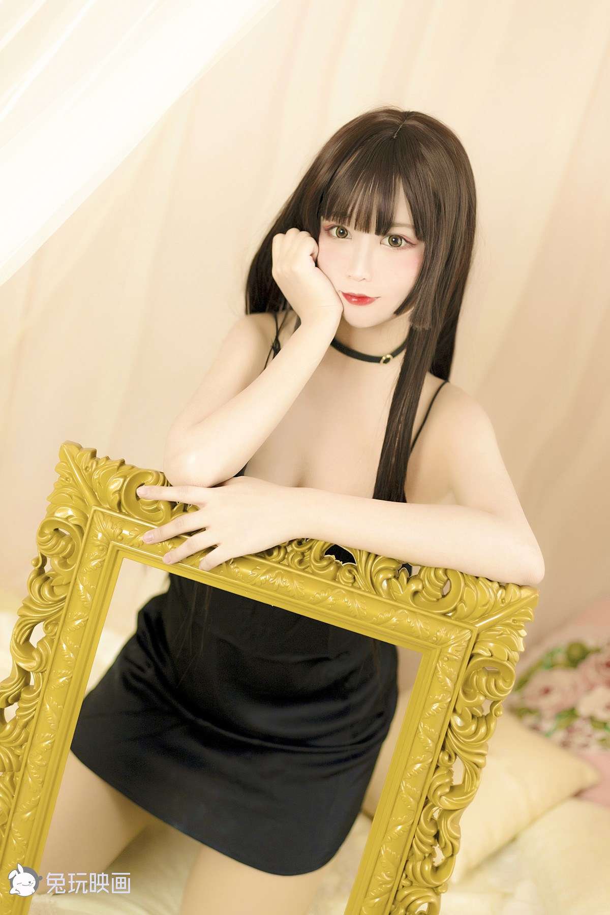 Cosplay 兔玩映画 黑睡衣 23