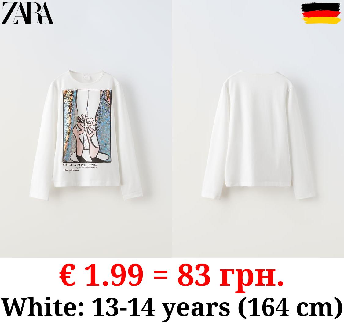 FOIL BALLERINA T-SHIRT