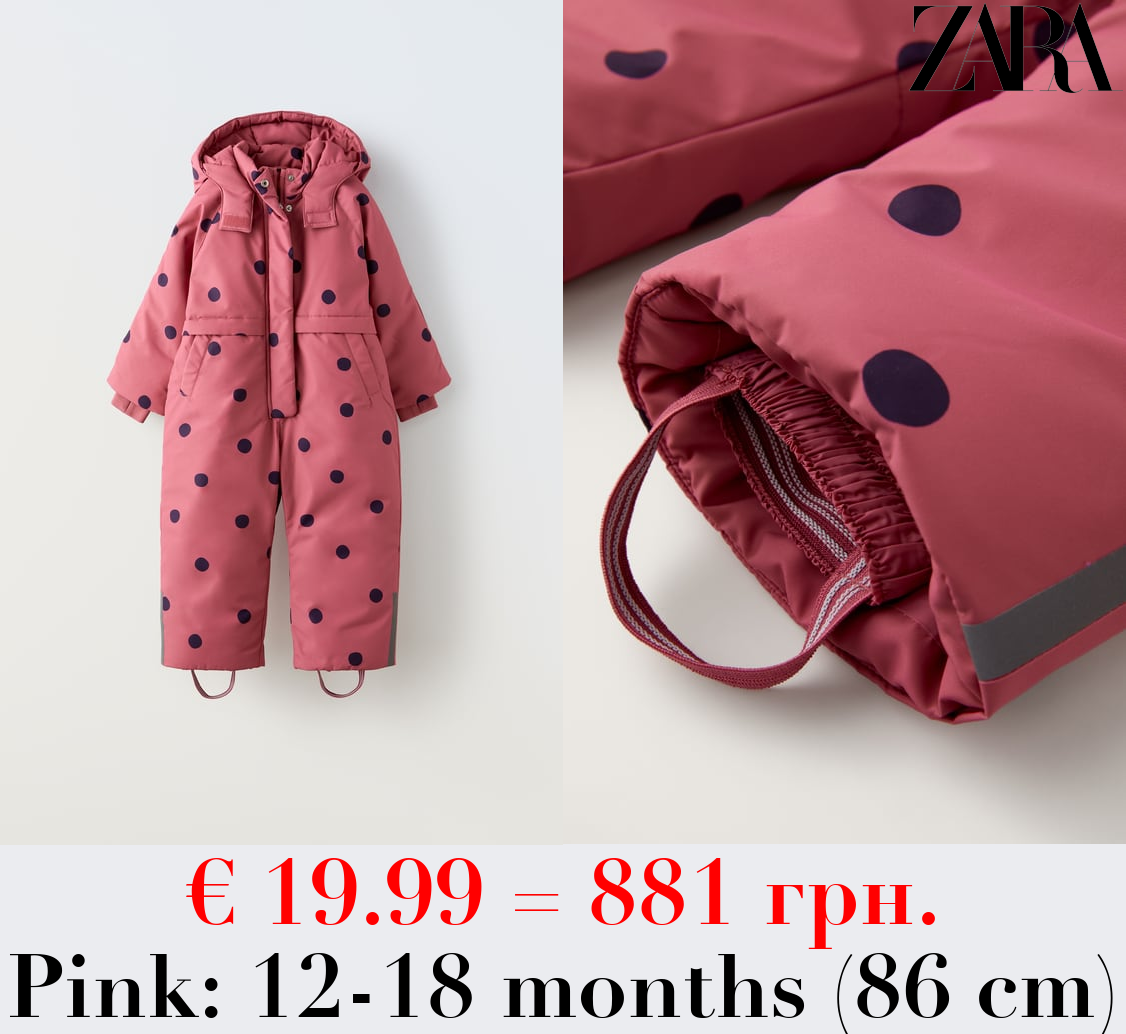 WATER-REPELLENT AND WIND-RESISTANT SKI COLLECTION JUMPSUIT