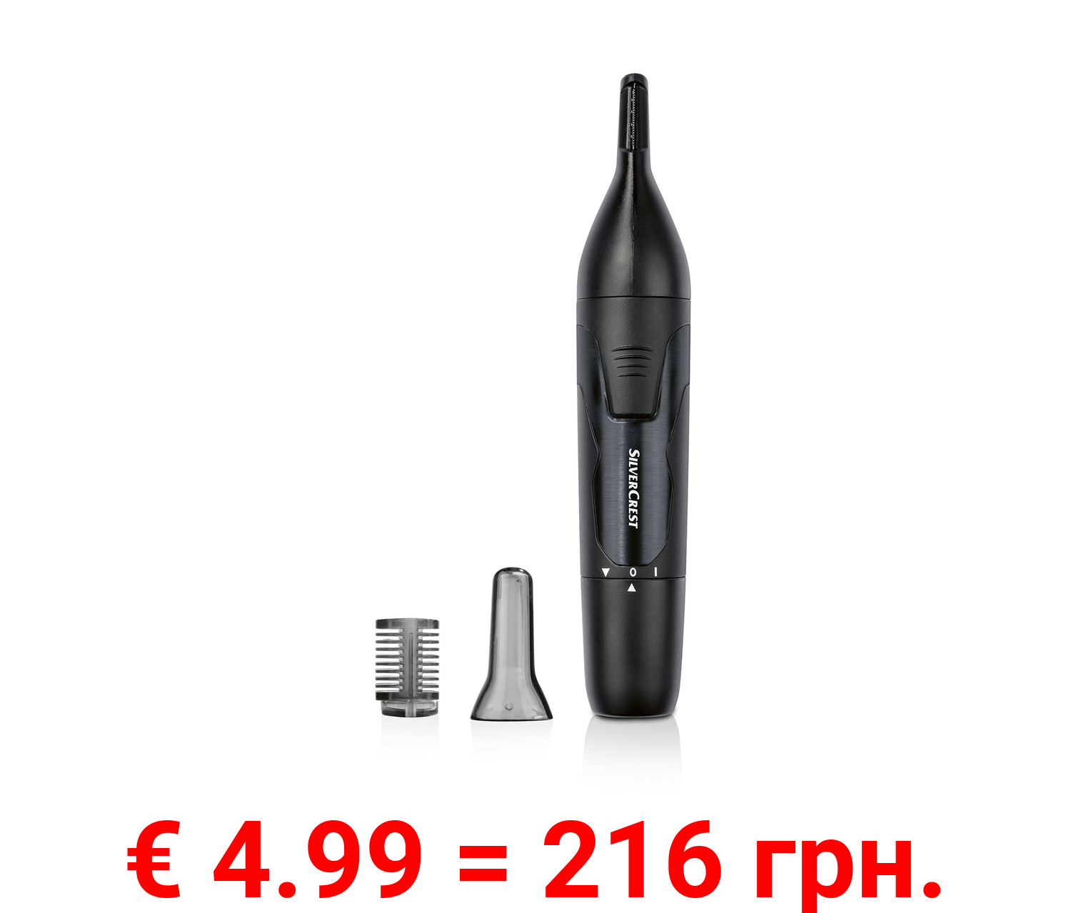 SILVERCREST® PERSONAL CARE Nasen- und Ohrhaartrimmer »SNOT C1«, mit Doppelkopf-Bürstenaufsatz