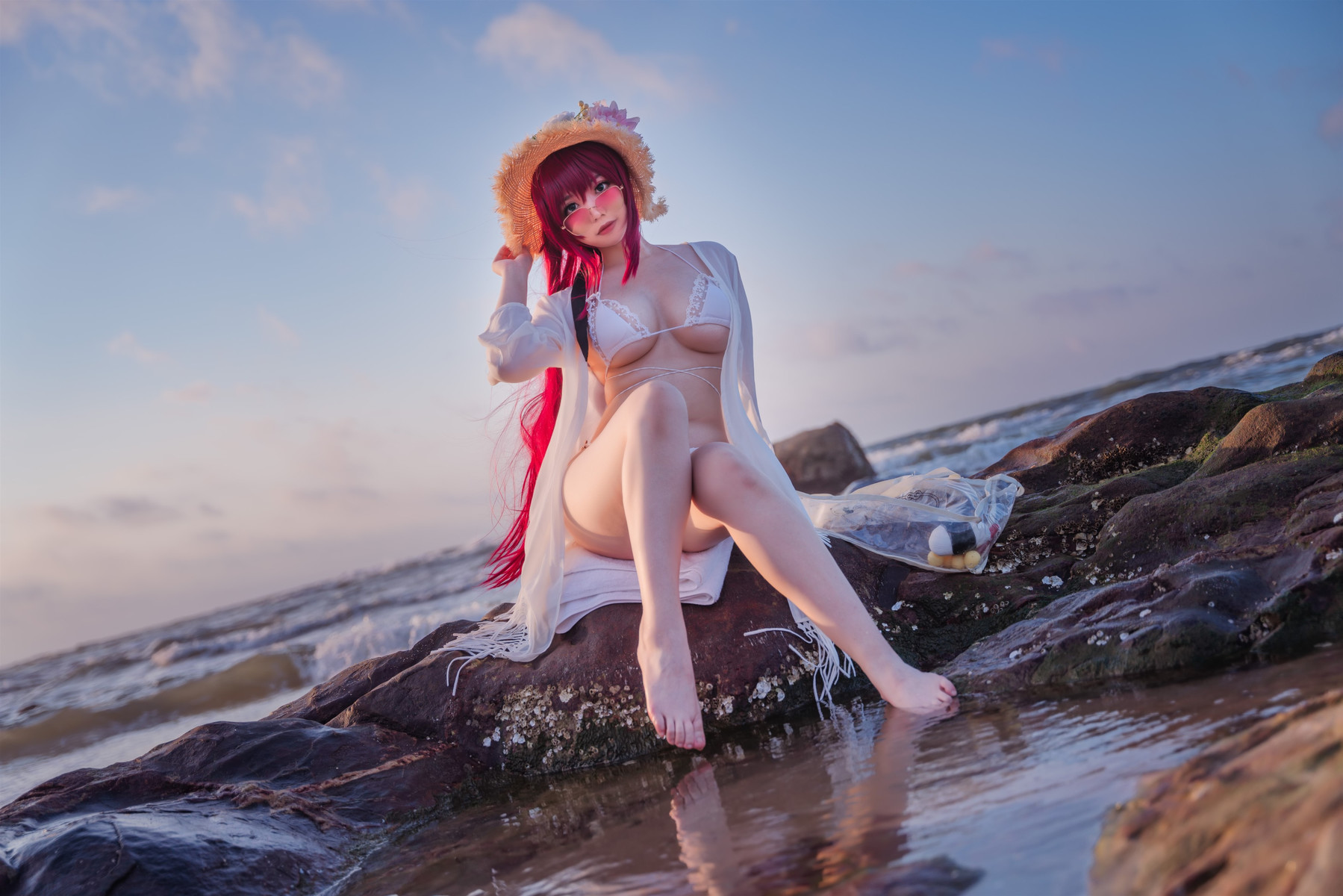 Ganlory 啊日日 Cosplay 絮库夫泳装 14