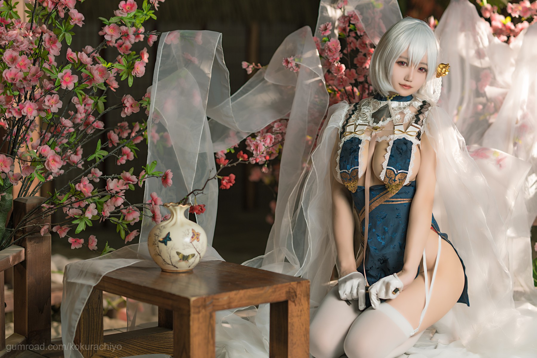 Cosplay 小仓千代 天狼星旗袍 6