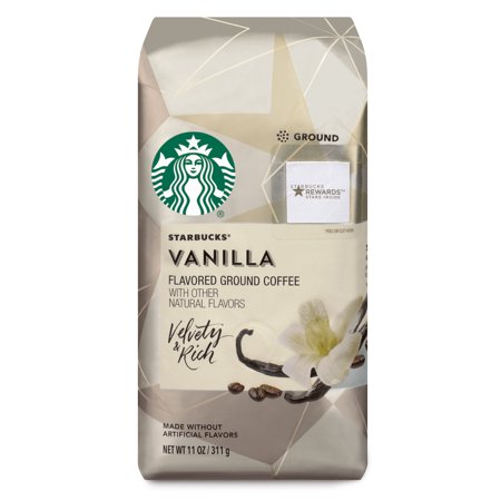 Starbucks Flavored Ground Coffee — Vanilla — No Artificial Flavors — 1 bag (11 oz.)