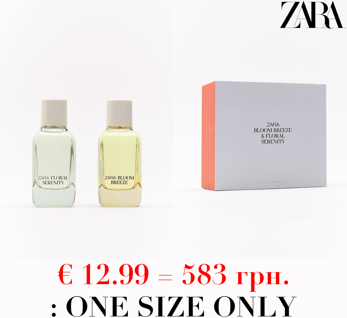 FLORAL SERENITY + BLOOM BREEZE 2x100 ML / 3.38 oz