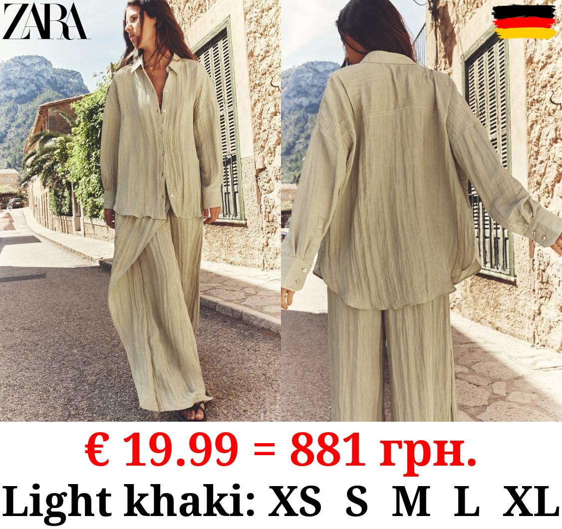 CREASED-EFFECT SHIRT