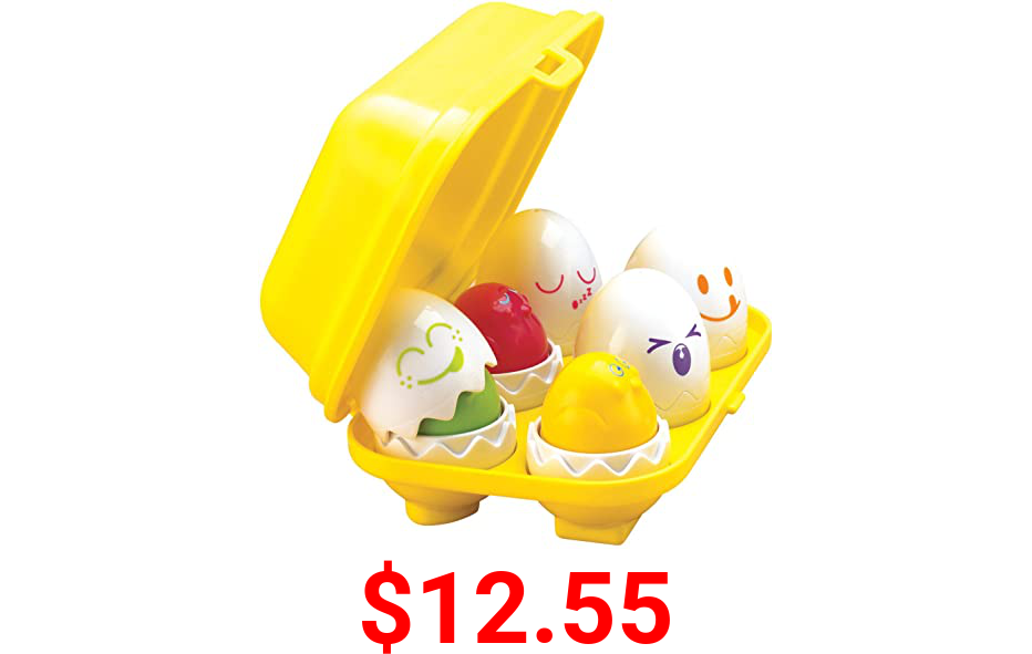 TOMY Toomies Squeak Toy, Hide & Squeak Eggs, Multicolor, medium
