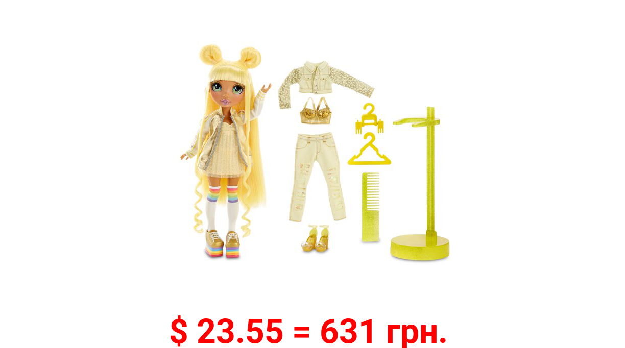 Rainbow High Sunny Madison – Yellow Fashion Doll with 2 Outfits