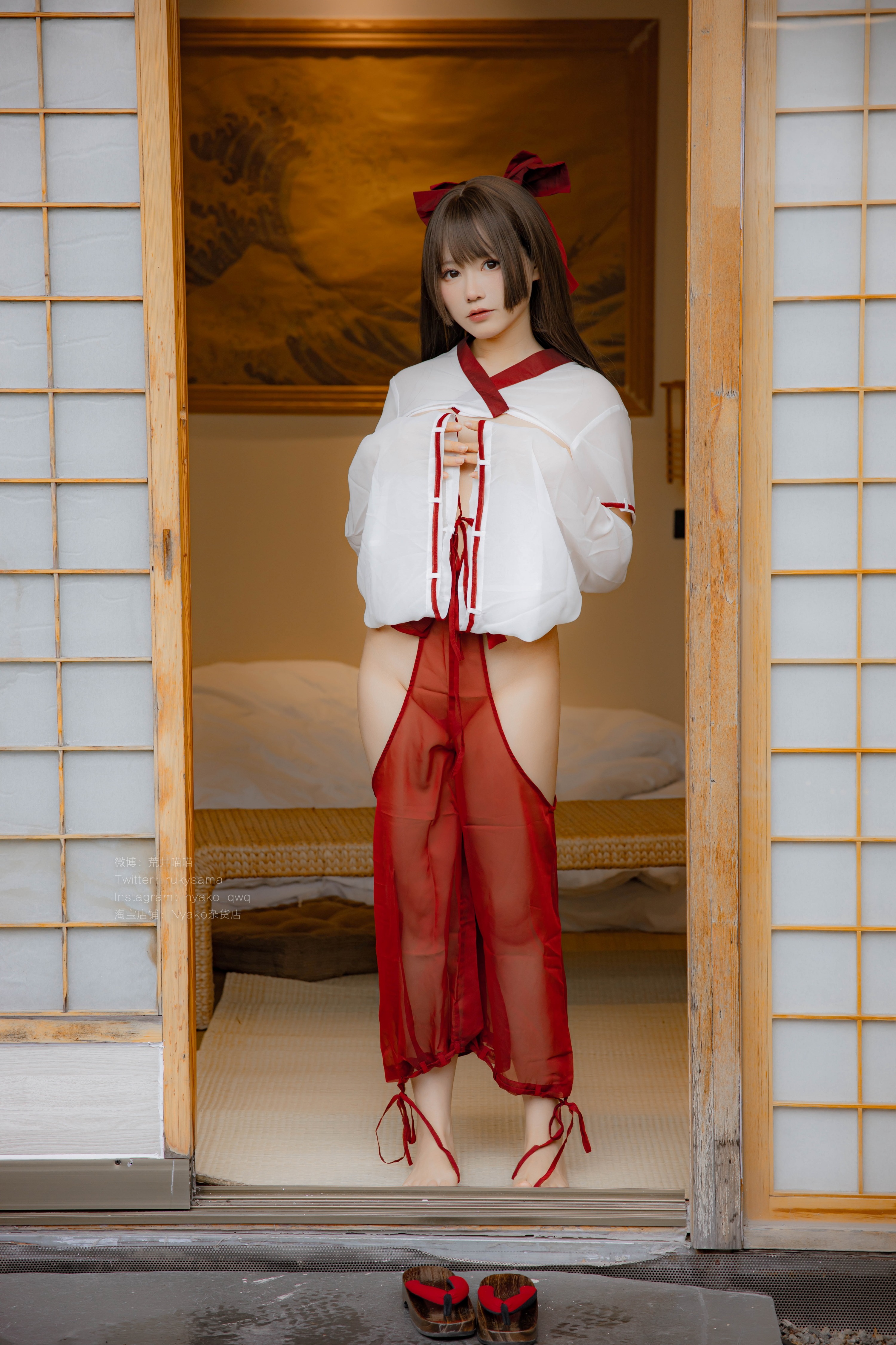 喵子Nyako #Nyako喵子 巫女 13