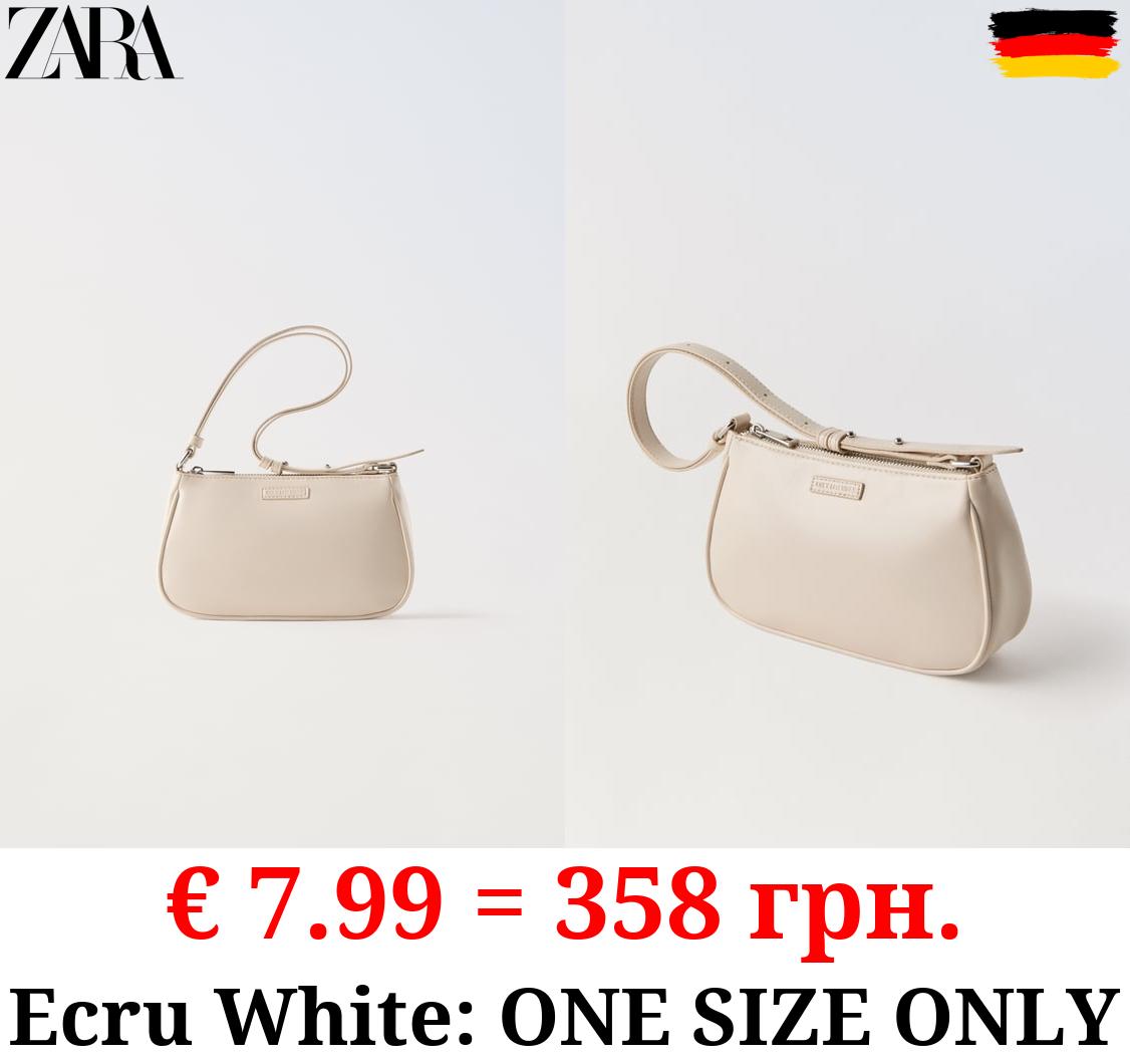 PATENT-FINISH SHOULDER BAG