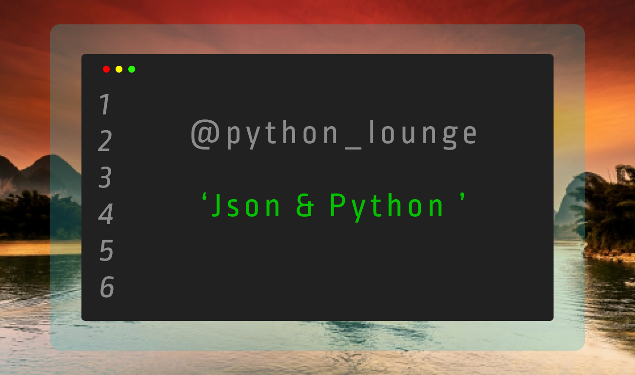 python json