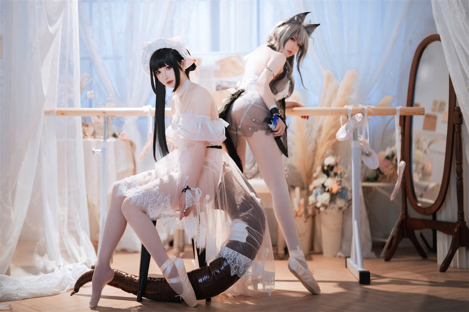 Cosplay 面饼仙儿 半半子 黑x森蚺 37