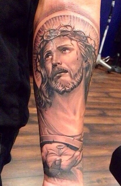 Татуировка Иисус Христос - значение, эскизы тату и фото