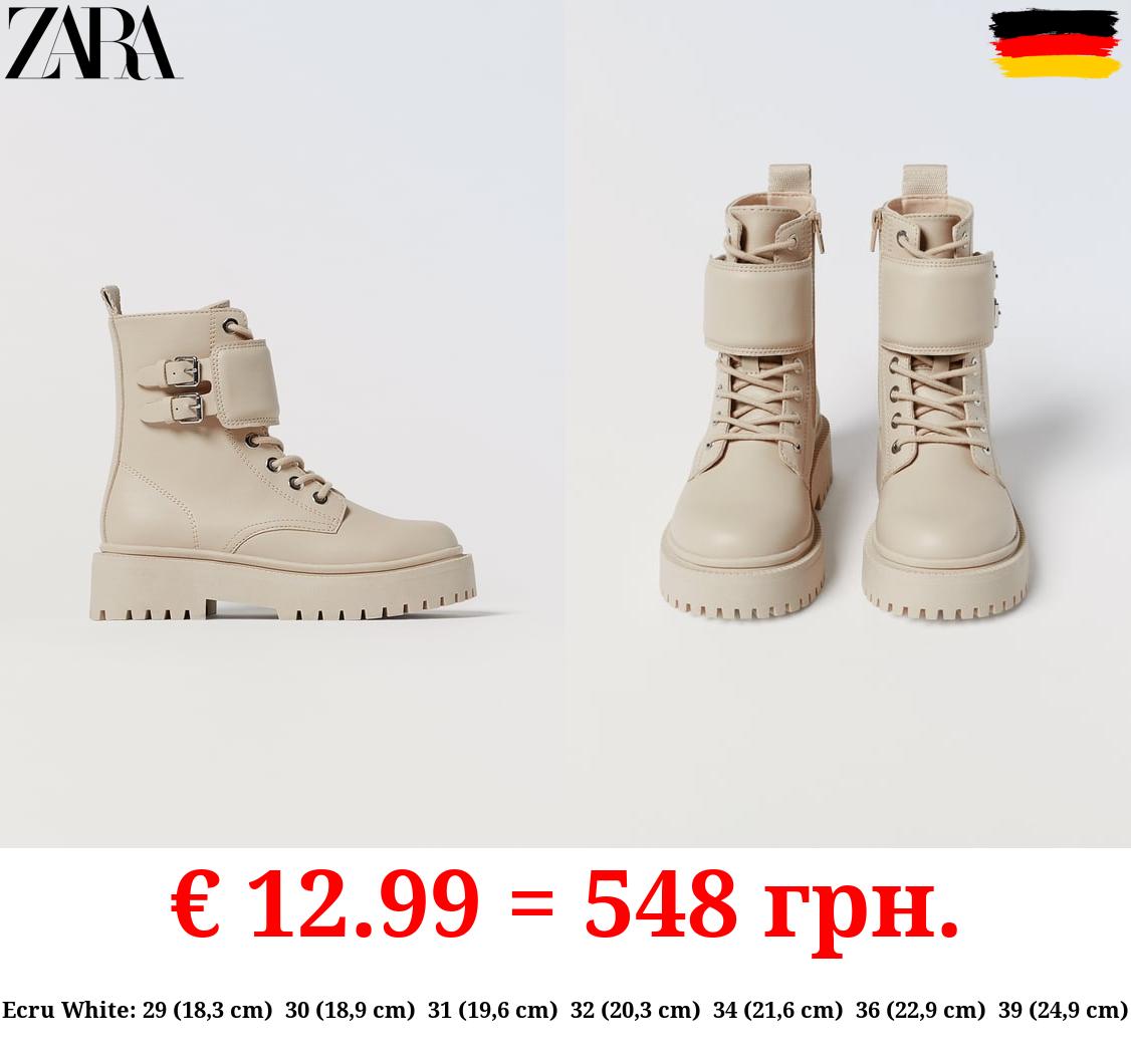 ANKLE BOOTS WITH QUILTED STRAP