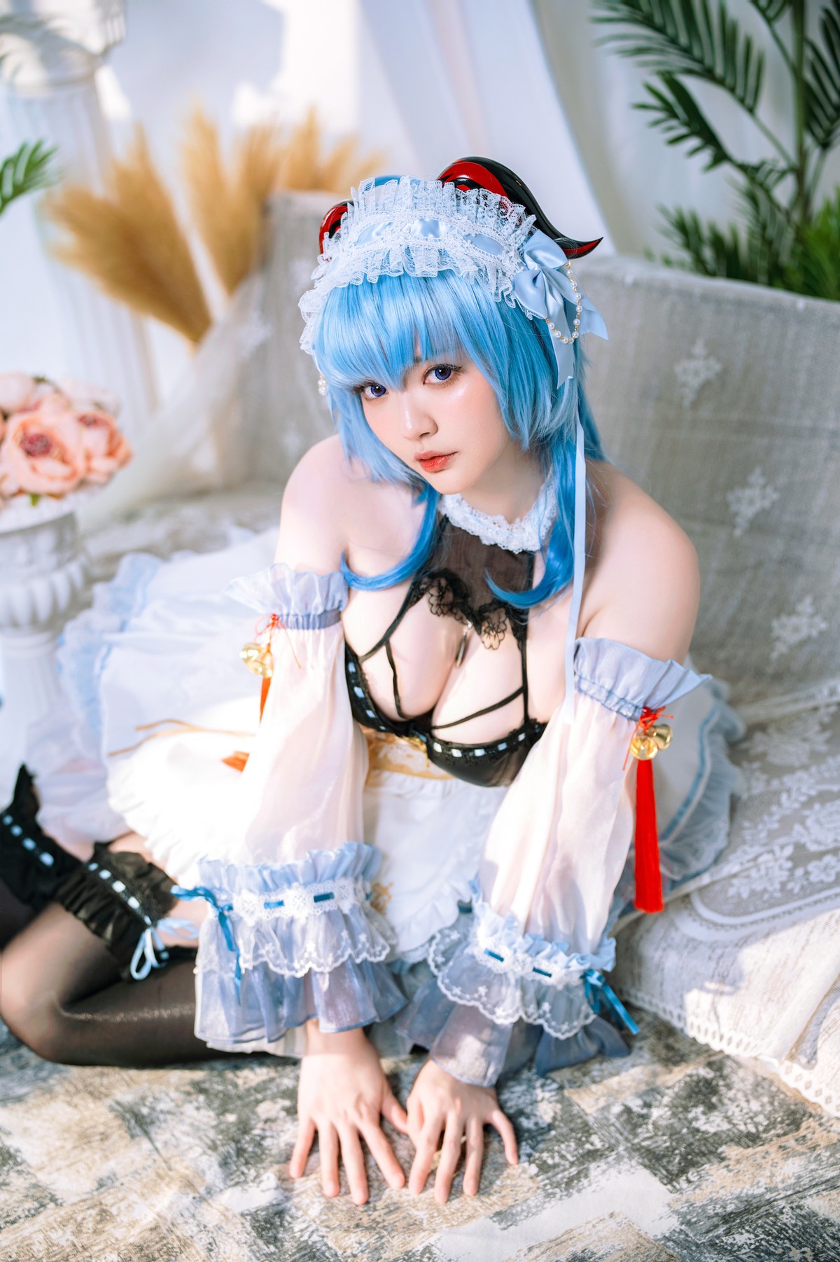 Cosplay Ying Tze 甘雨 Ganyu Maid 10