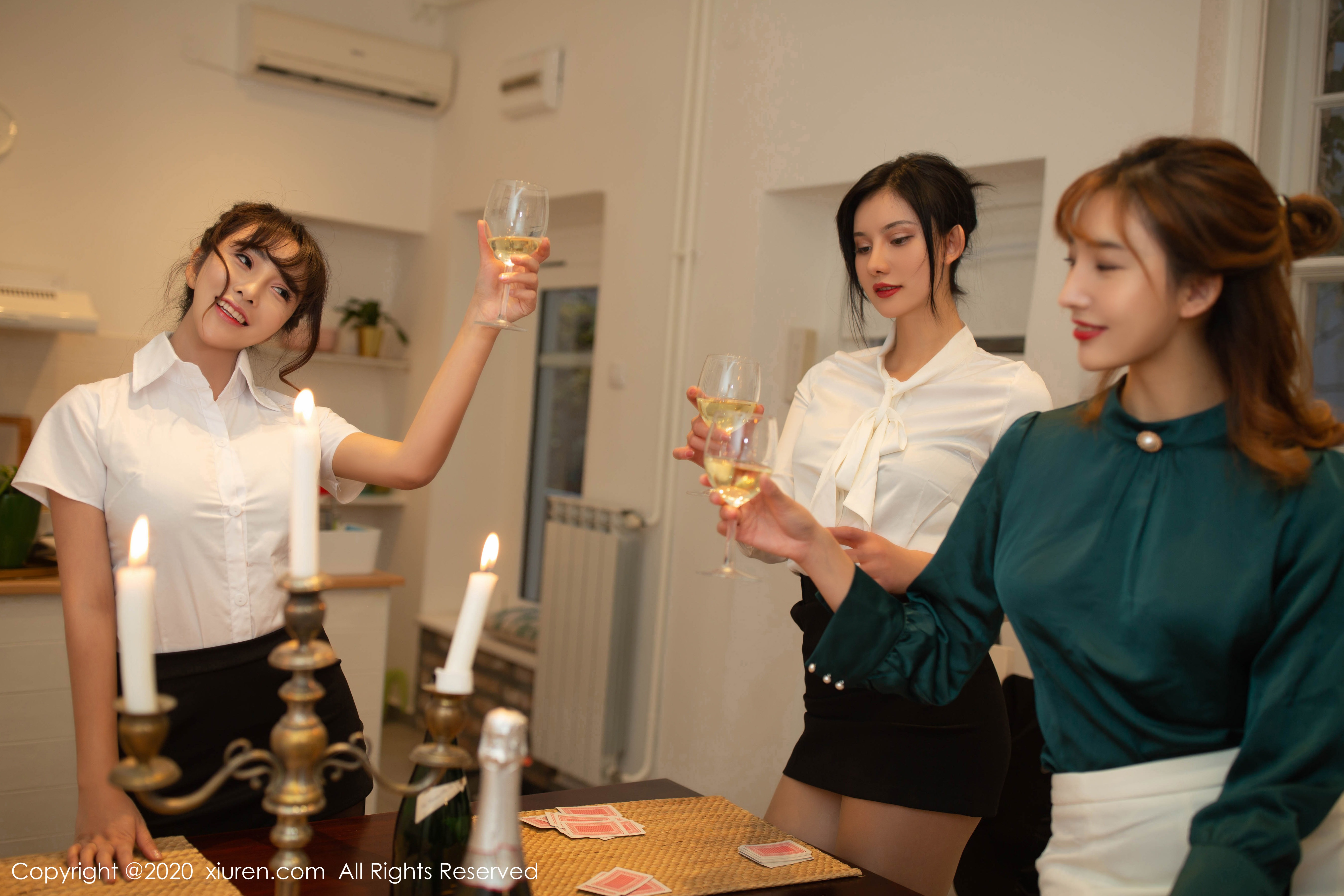 [XIUREN] No.1969 就是阿朱啊 & 陶喜乐_lele & 陆萱萱 76P 19