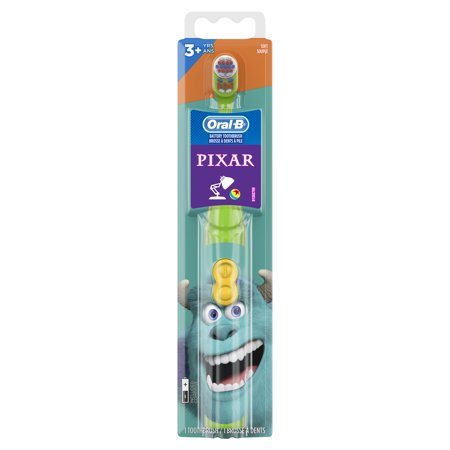 Oral-B Kid's Battery Toothbrush, Pixar Favorites, Soft Bristles
