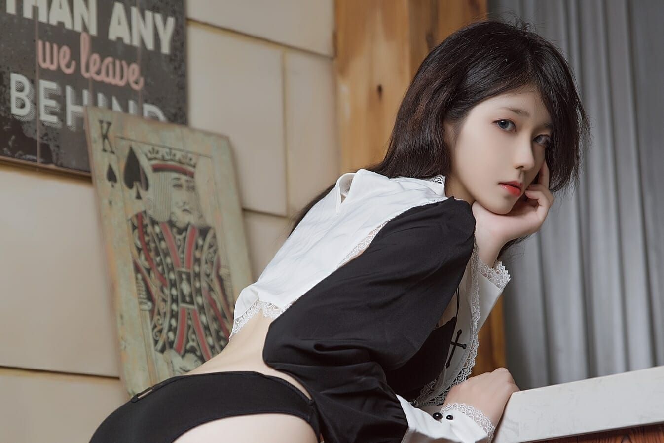 南桃Momoko-黑修女、黑丝精灵[72P] 10