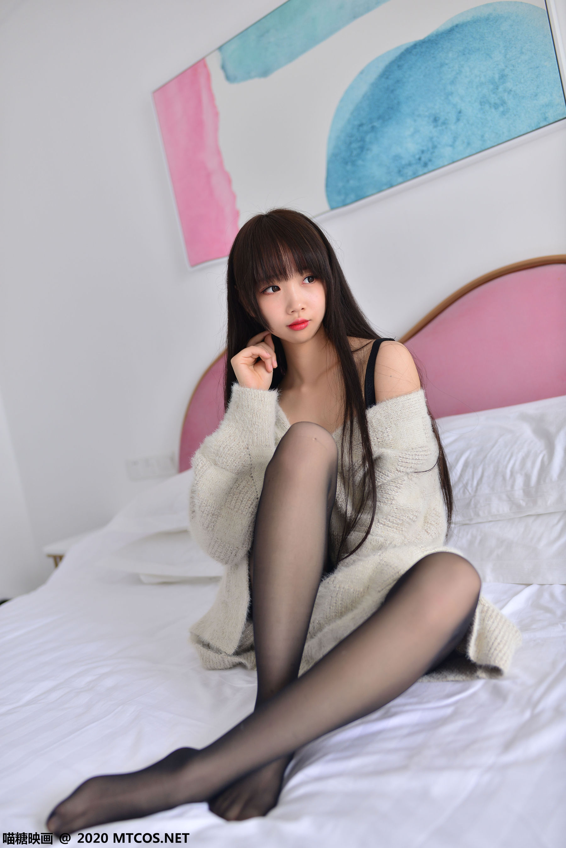 [喵糖映画]_VOL.277_雪琪_毛衣少女-写真图集共19P 3