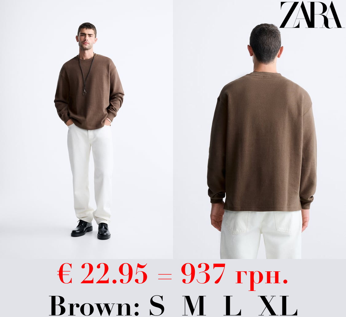 LONG SLEEVE BRUSHED TOP