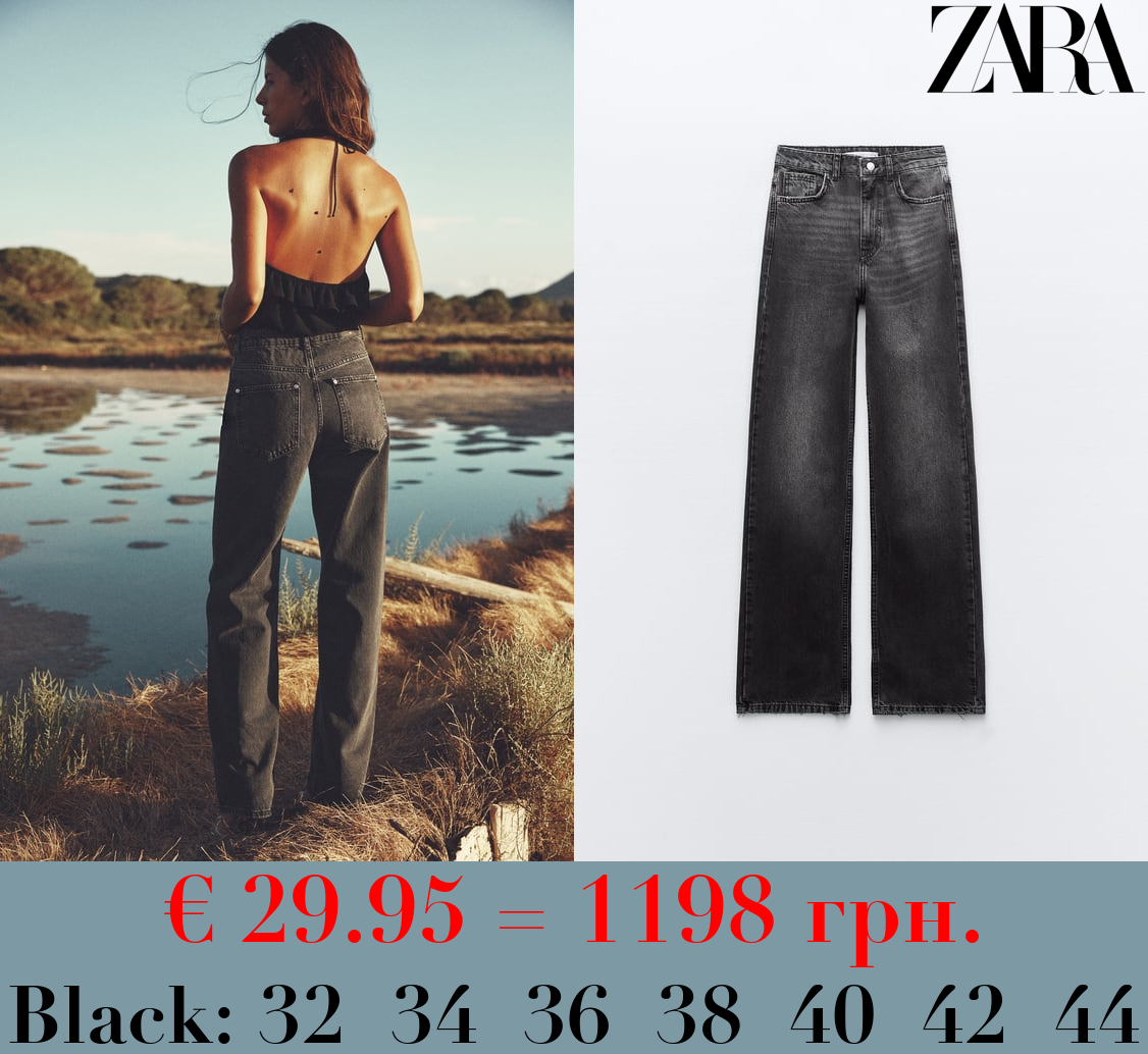 Z1975 STRAIGHT-FIT HIGH-WAIST LONG LENGTH JEANS