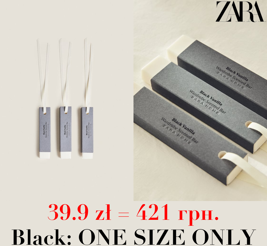 BLACK VANILLA SCENTED STICKS (PACK OF 3)