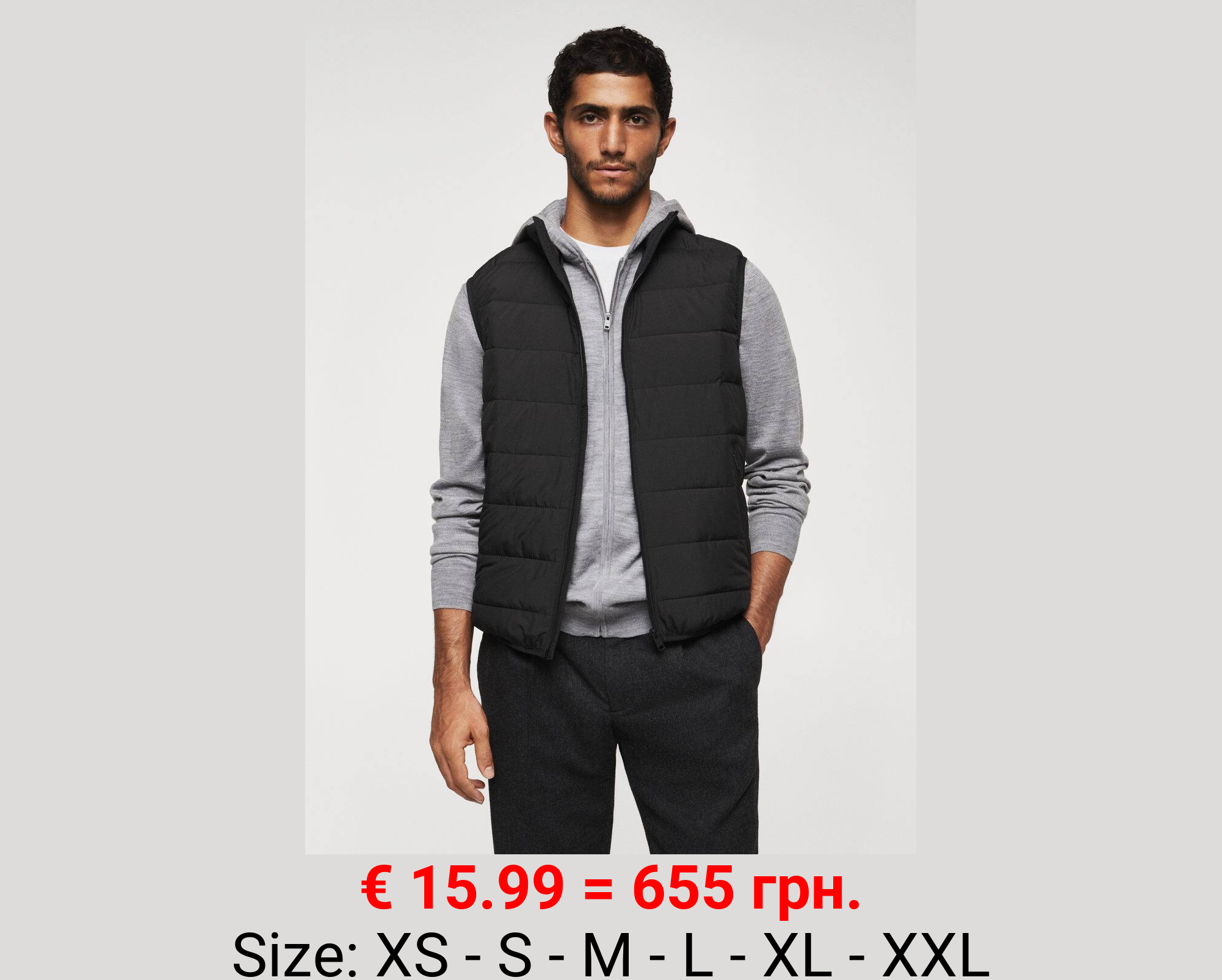 Chaleco acolchado ultra ligero